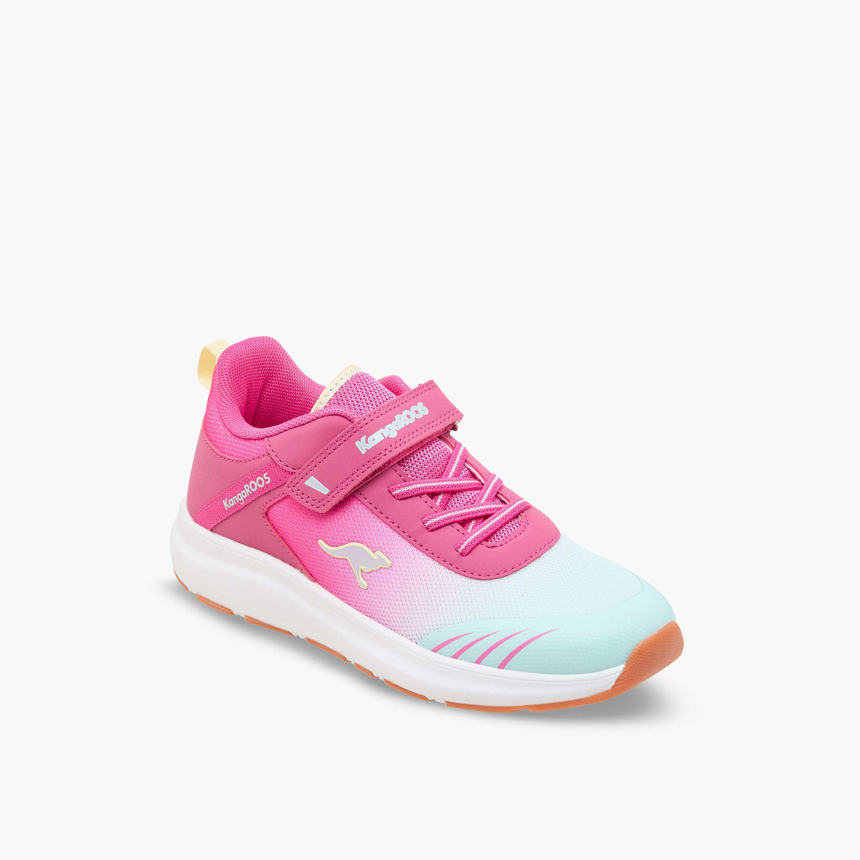 KangaROOS Girls Hook & Loop Sports Shoes-girls-shoes-sports-image-2