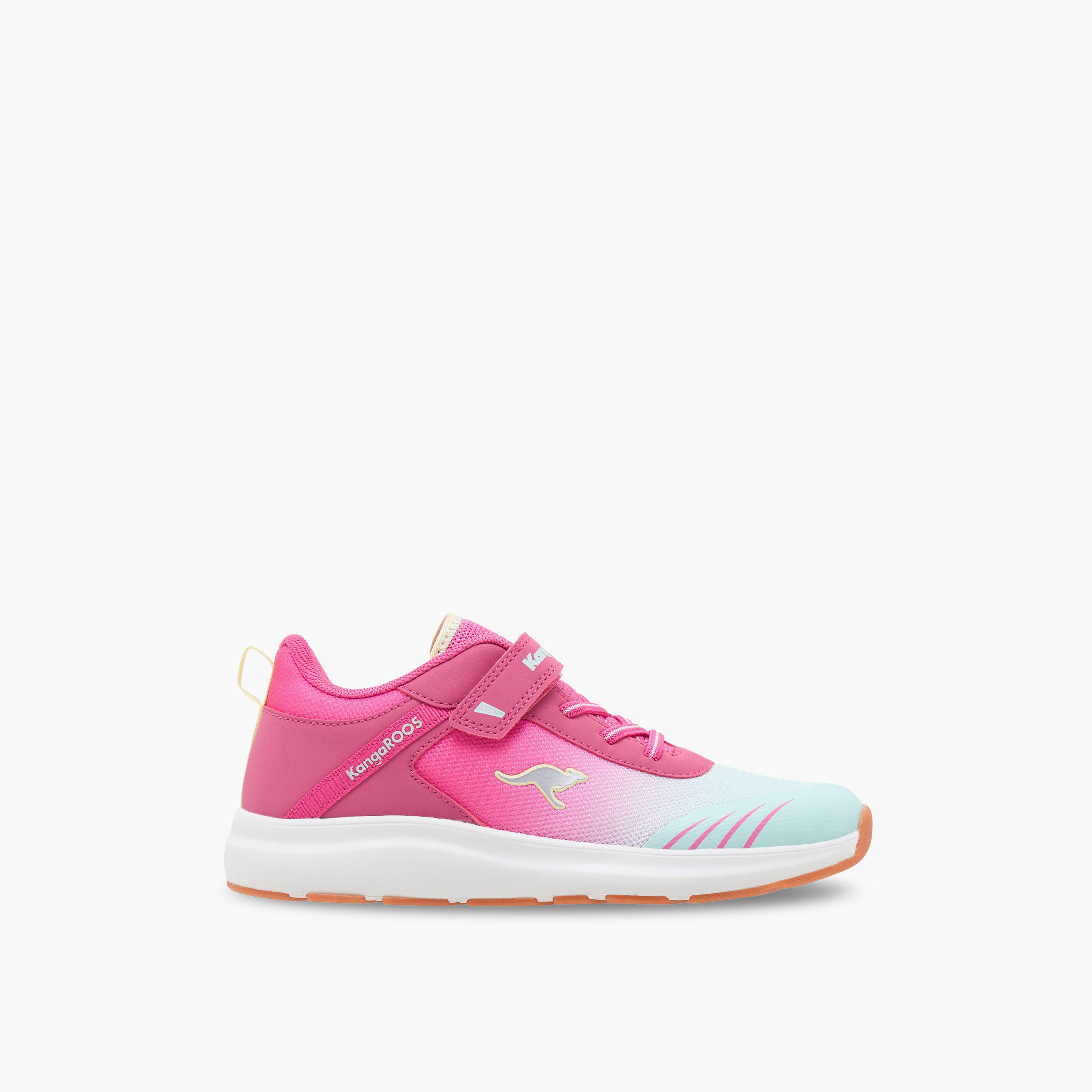 KangaROOS Girls Hook & Loop Sports Shoes-girls-shoes-sports-image-3