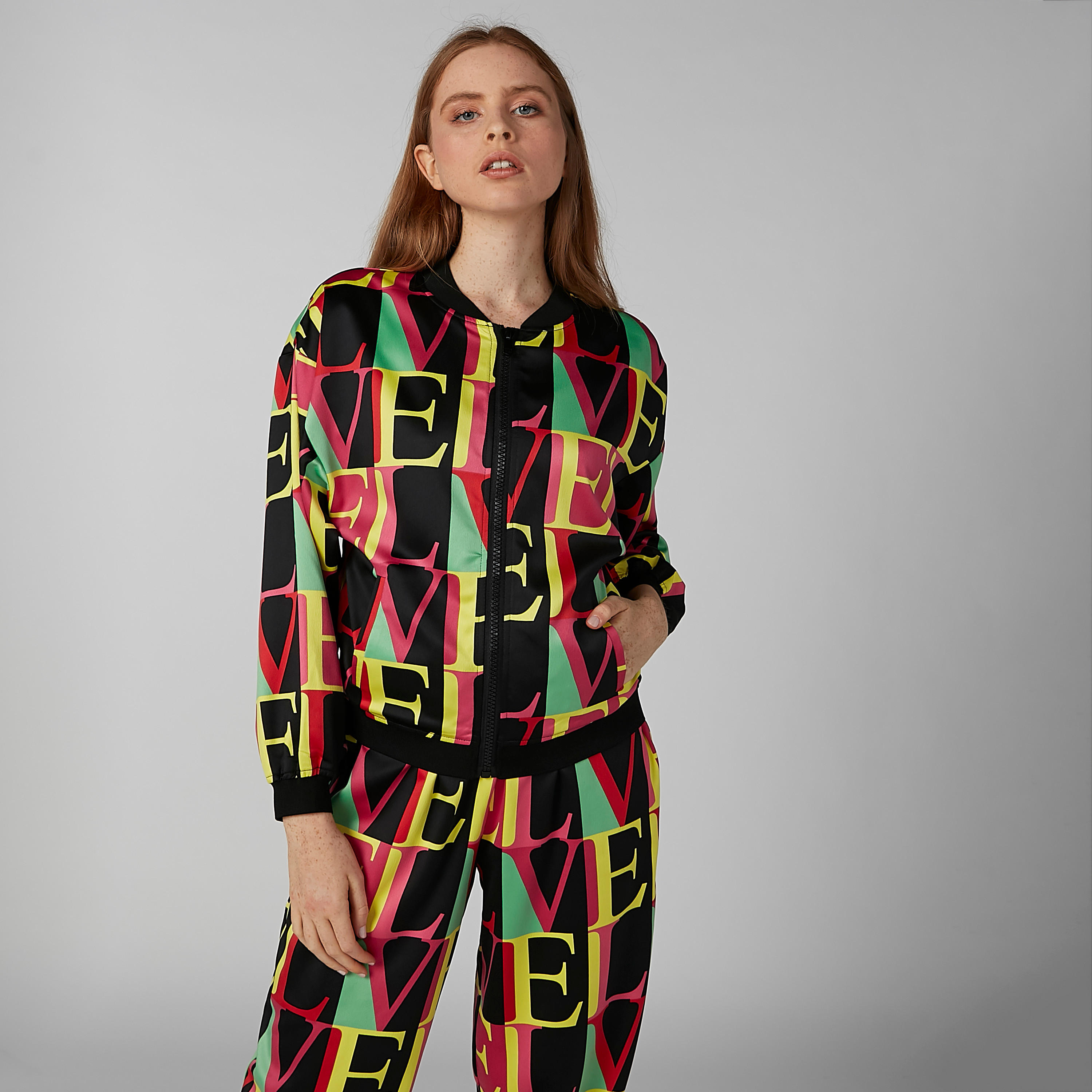 Printed Jacket with Long Sleeves and Zip Closure-women-winterwear-coatsandjackets-jackets-image-4