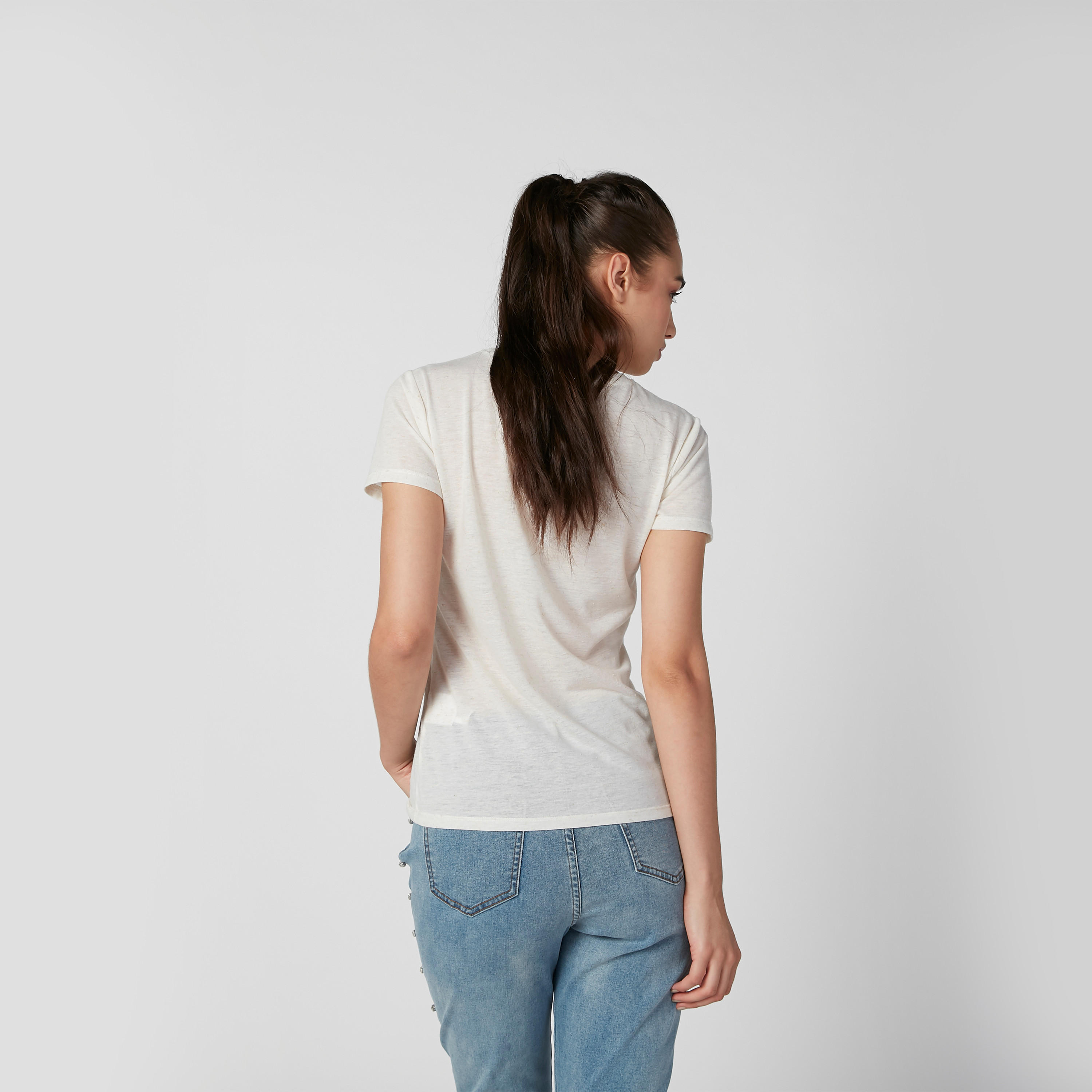 تيشيرت بياقة مستديرة وأكمام قصيرة وطبعات-women-clothing-tshirts-image-1