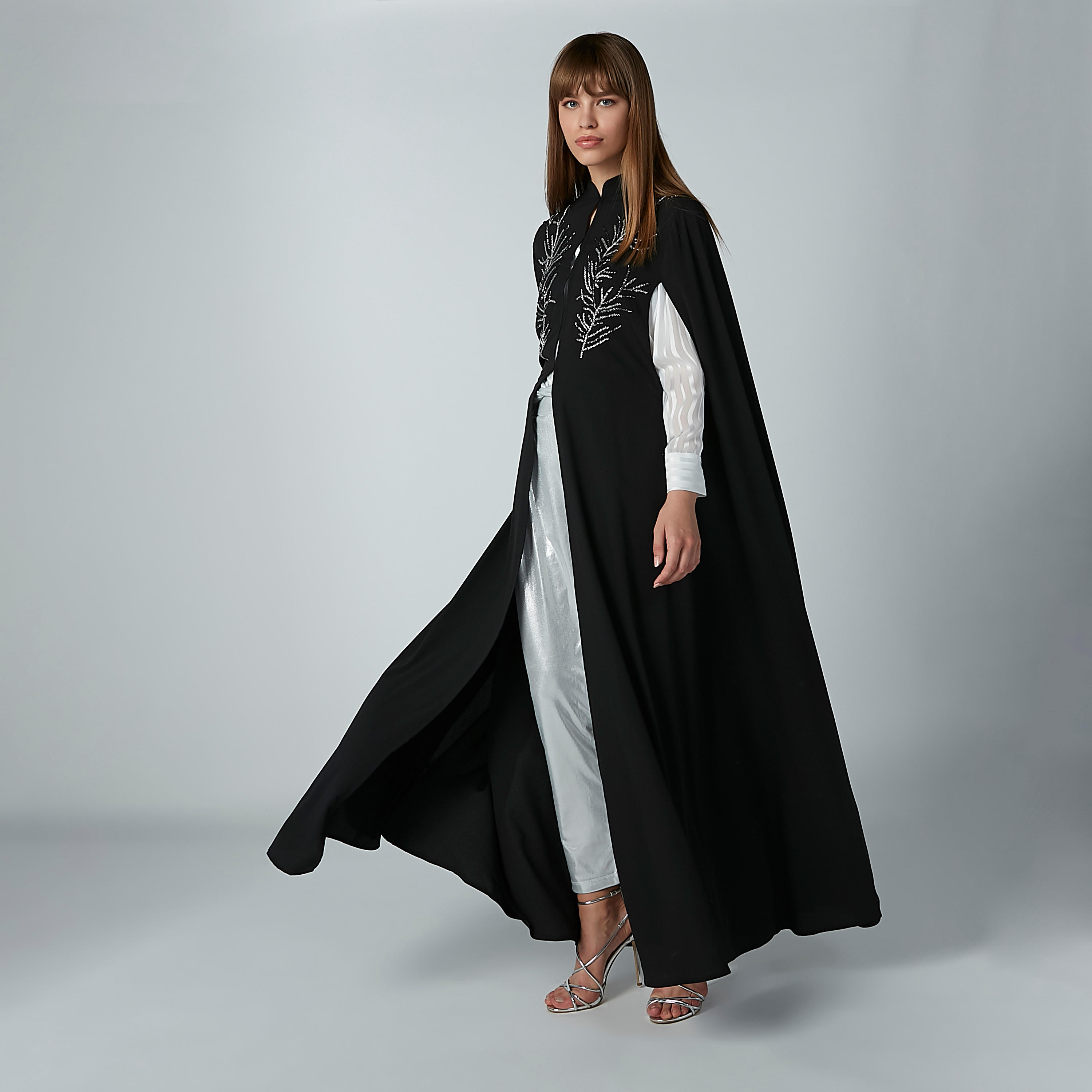 بنطال ميتاليك بأربطة وجيوب-women-clothing-bottoms-trousers-image-2