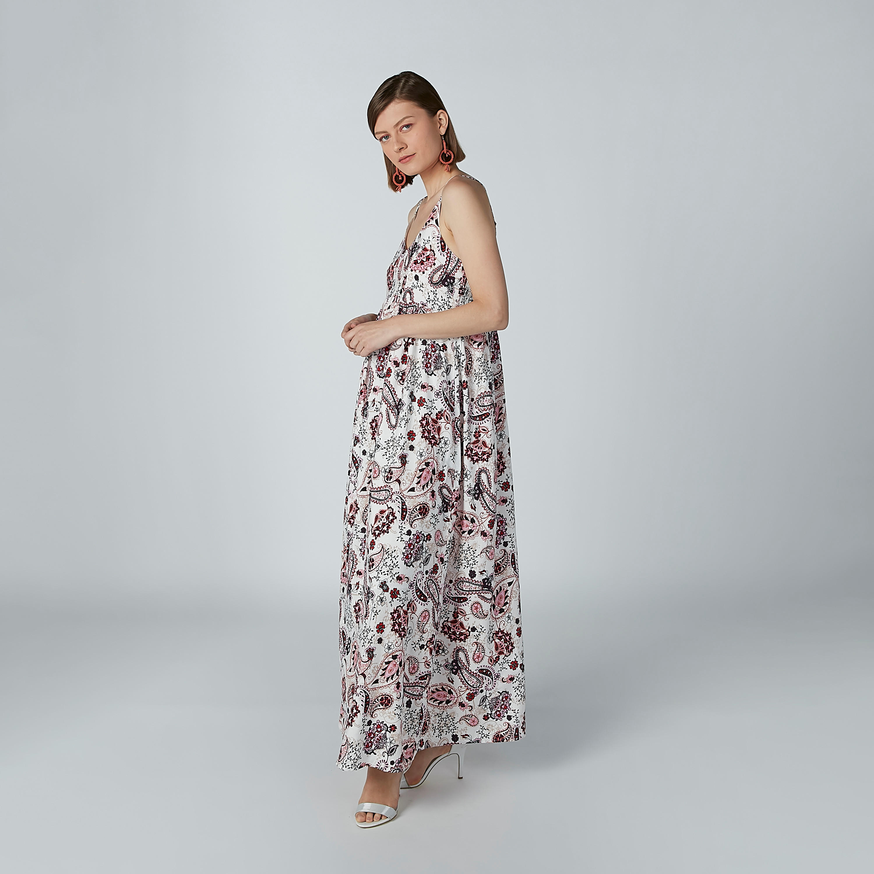 فستان إيه لاين طويل بحمّالات وطبعات بيزلي-women-clothing-dresses-image-2