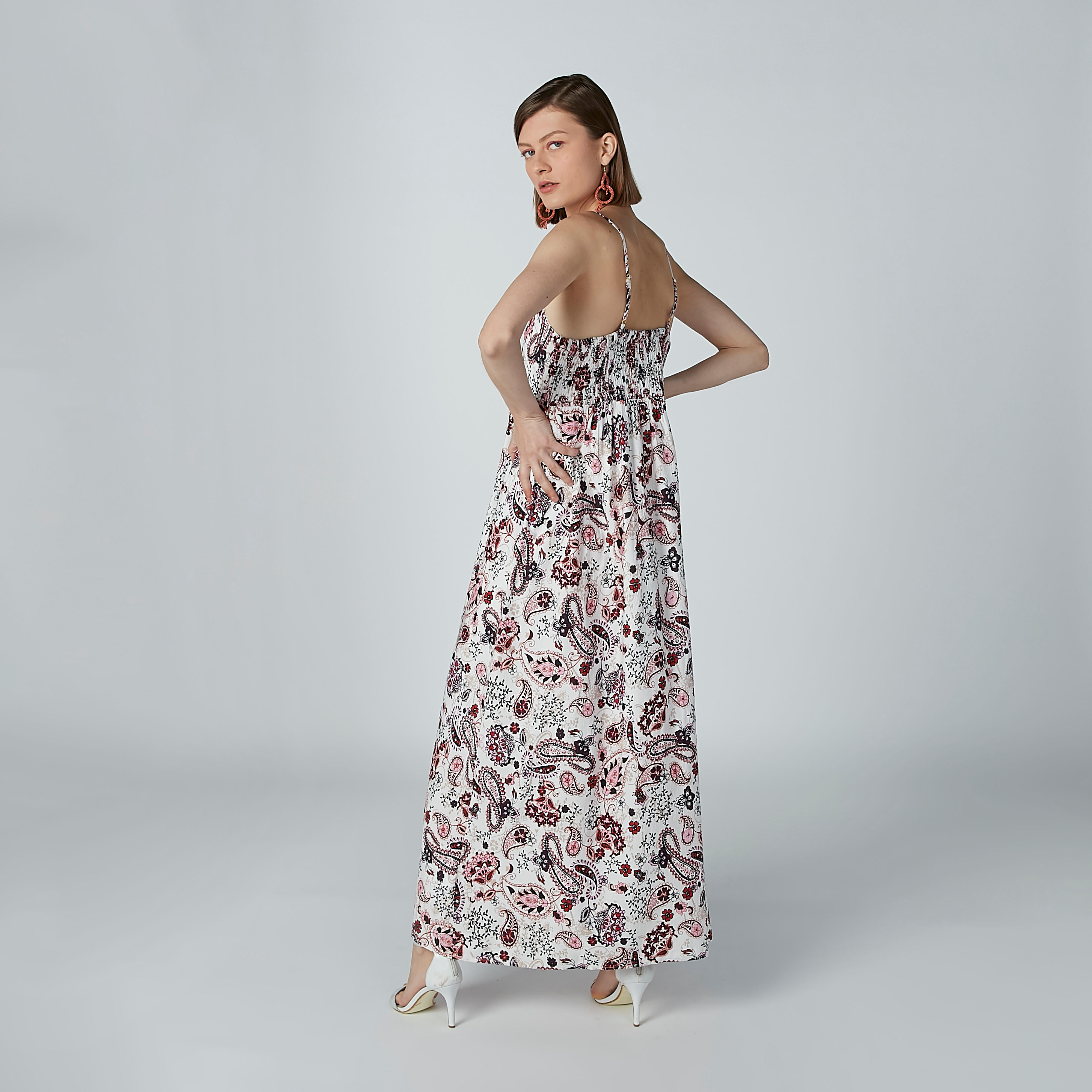 فستان إيه لاين طويل بحمّالات وطبعات بيزلي-women-clothing-dresses-image-5