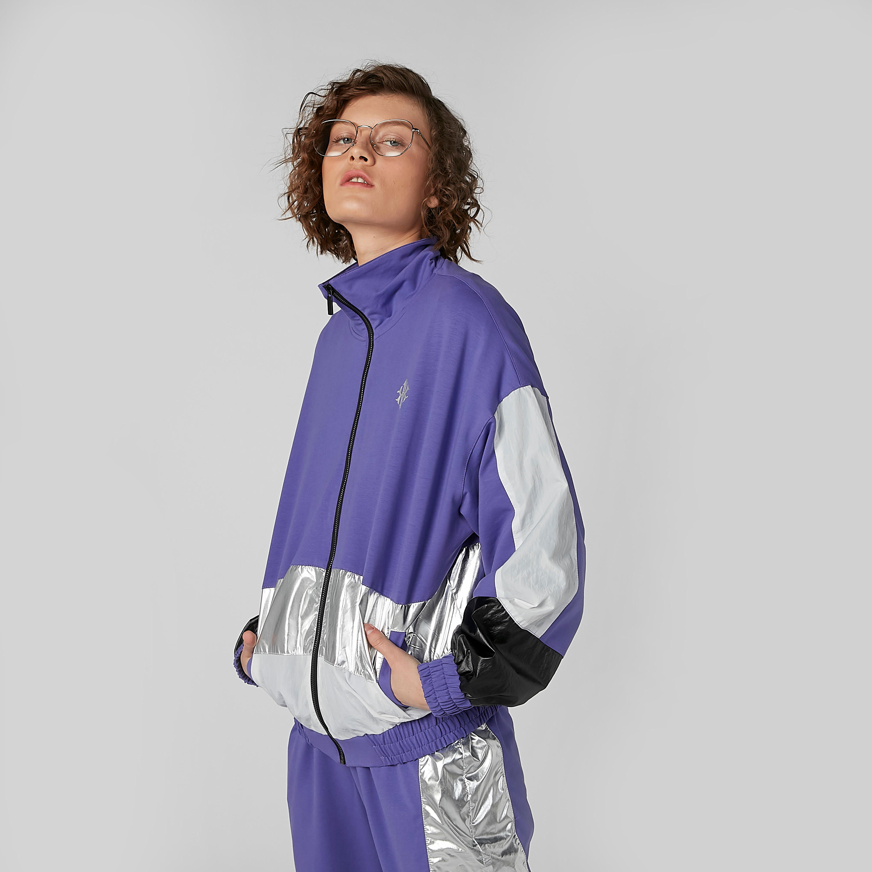Panelled Bomber Jacket with Zip Closure-women-winterwear-coatsandjackets-jackets-image-3