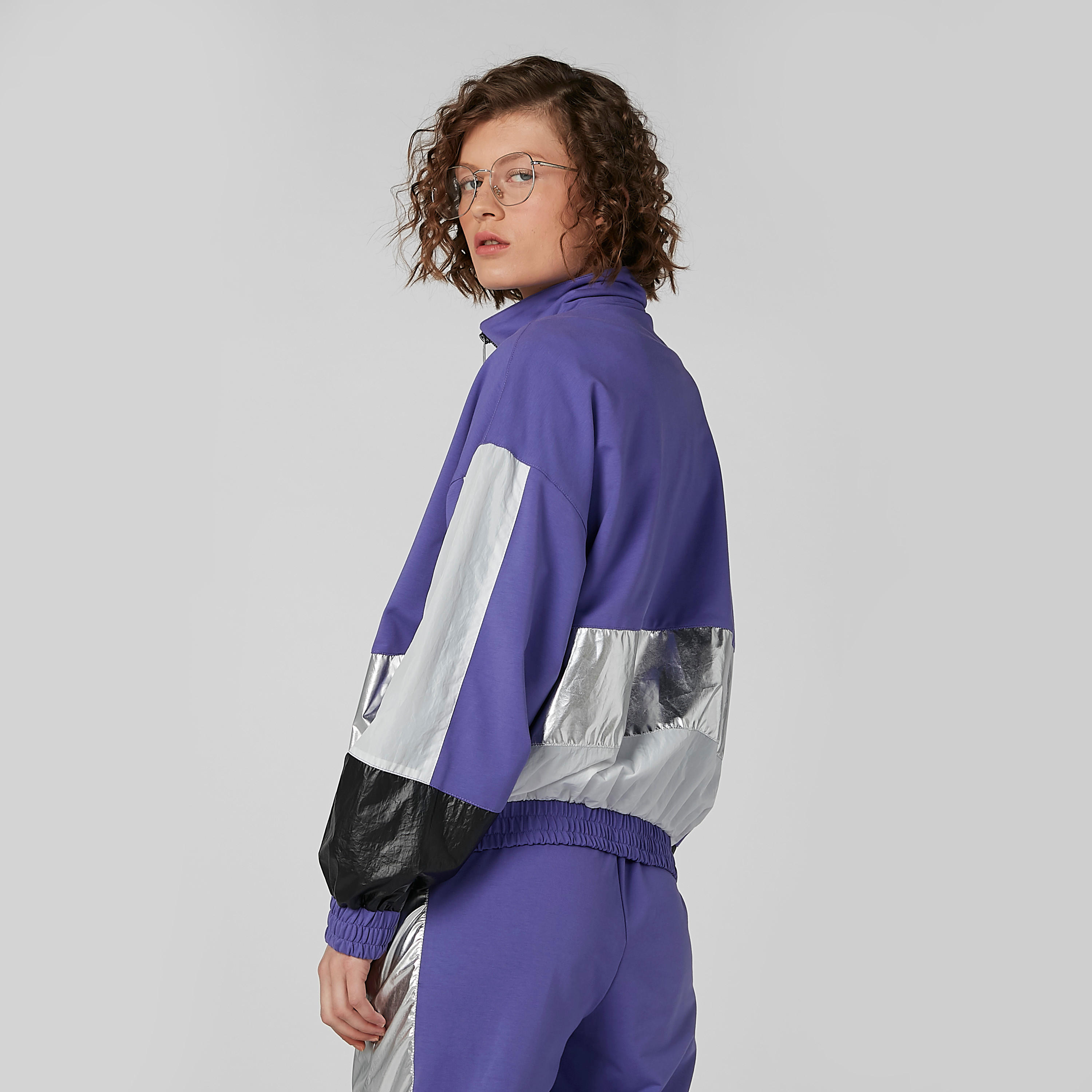 Panelled Bomber Jacket with Zip Closure-women-winterwear-coatsandjackets-jackets-image-5
