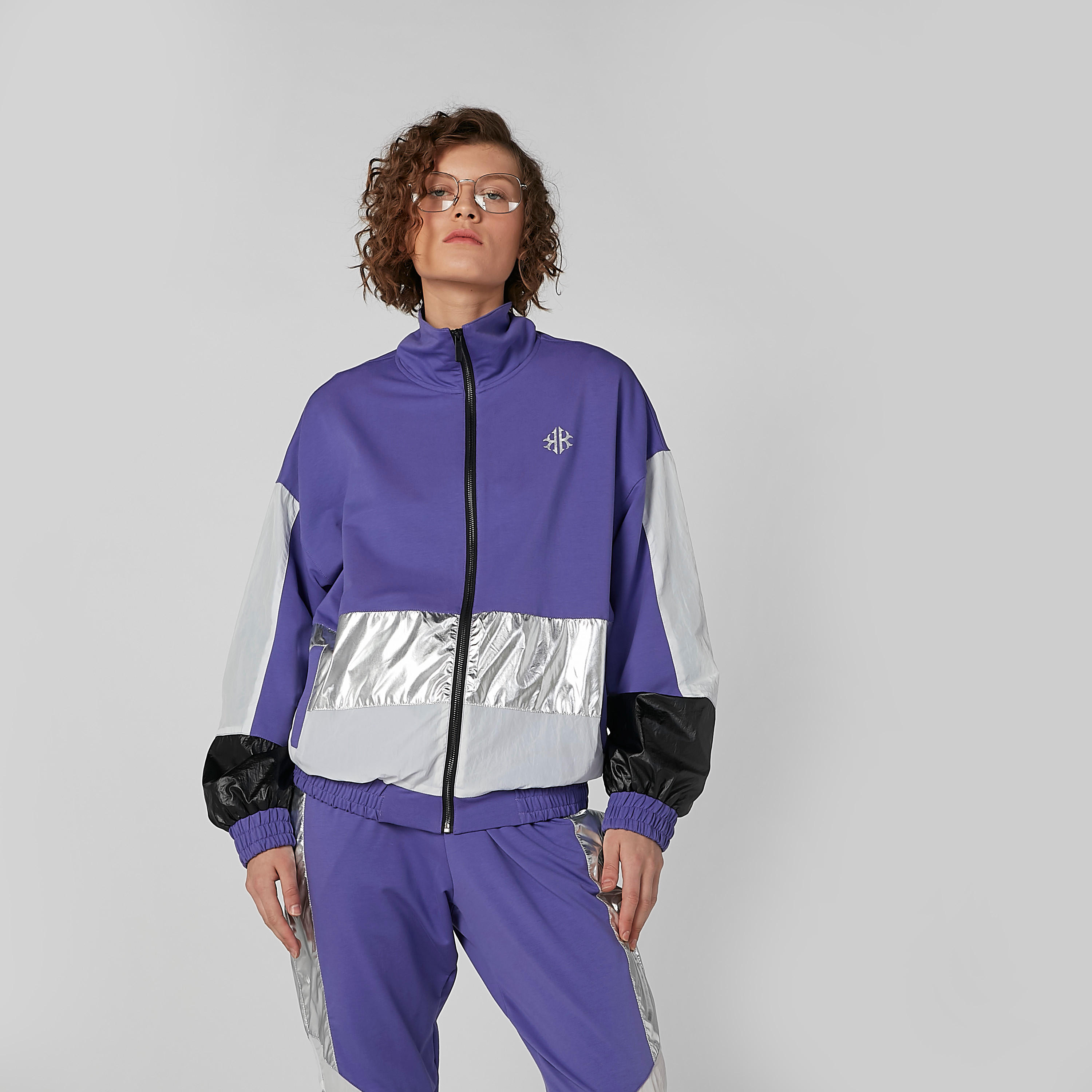 Panelled Bomber Jacket with Zip Closure-women-winterwear-coatsandjackets-jackets-image-6