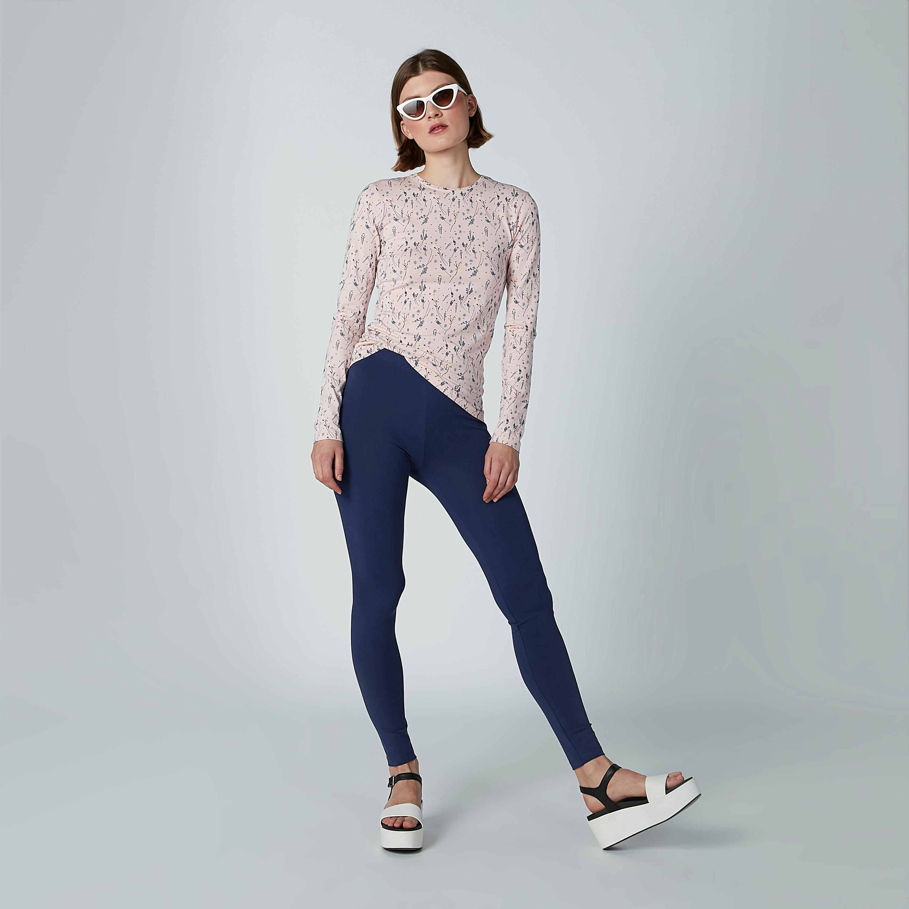 بنطال ليقنز طويل بخصر مطّاطي-women-clothing-bottoms-leggings-image-2