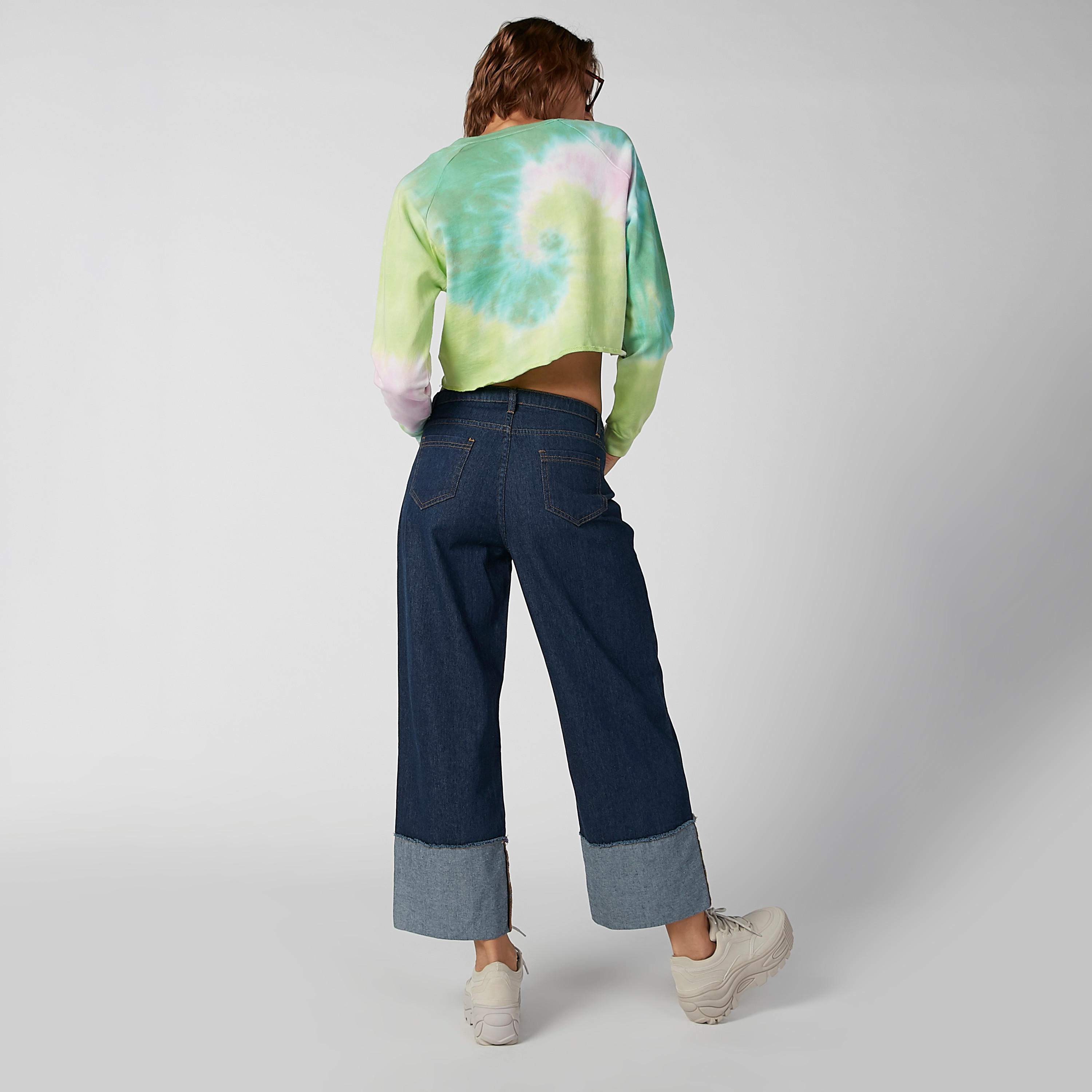 بنطلون بنمط كتل الألوان بجيوب وحلقات للحزام-women-clothing-bottoms-trousers-image-4