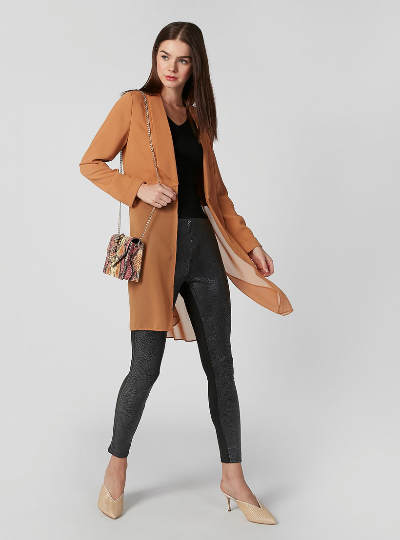 معطف طويل سادة بياقة منسدلة وأكمام طويلة-women-clothing-coatsandjackets-coats-image-4