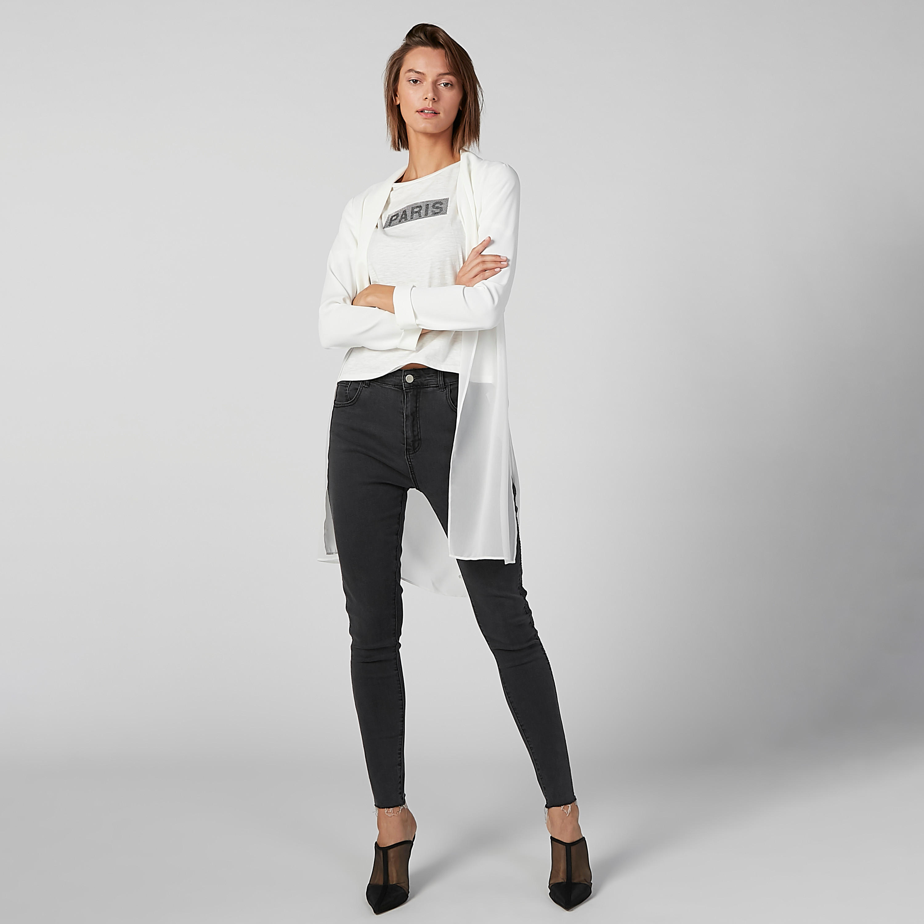 Longline Textured Jacket  with Side Slits-women-winterwear-coatsandjackets-jackets-image-2