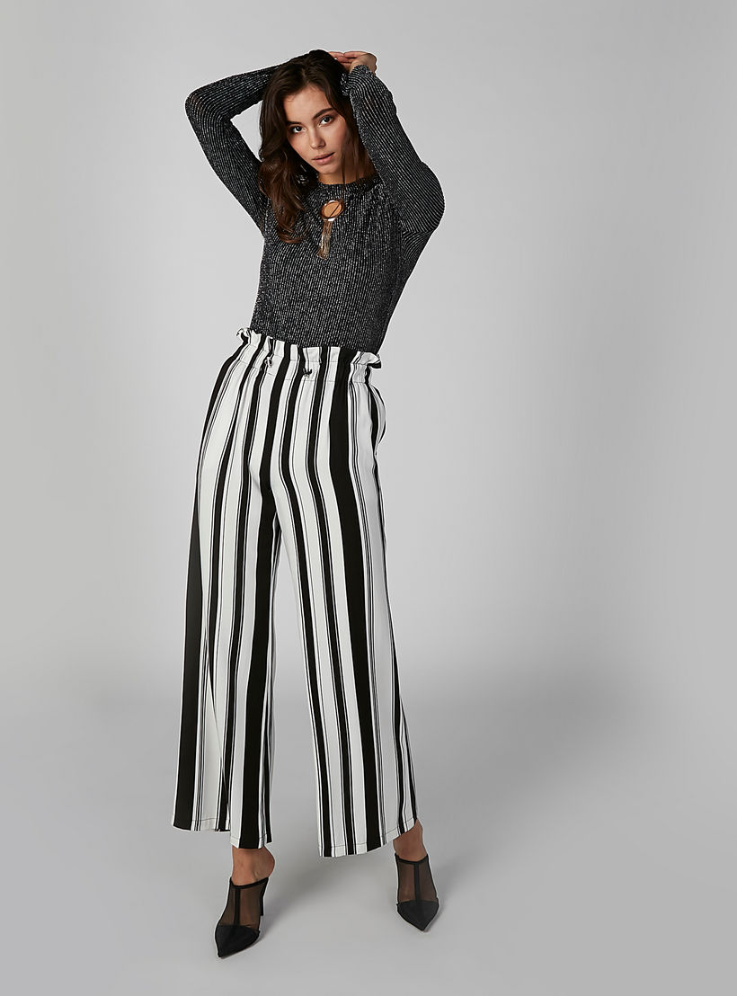 بنطال بالازو مقلّم بقصّة واسعة وجيوب-women-clothing-bottoms-trousers-image-4