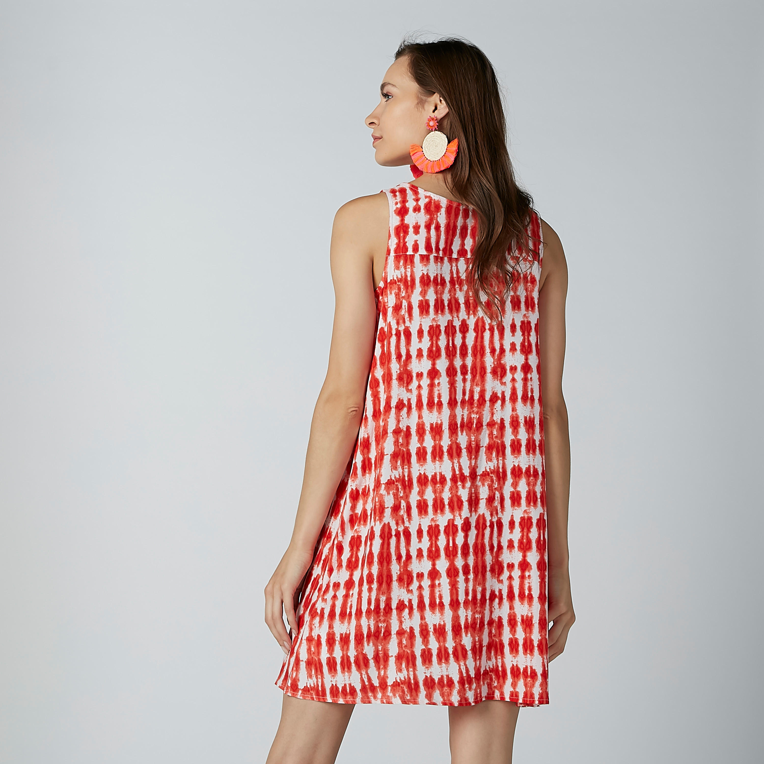 فستان إيه لاين طويل بياقة عميقة وطبعات-women-clothing-dresses-image-4