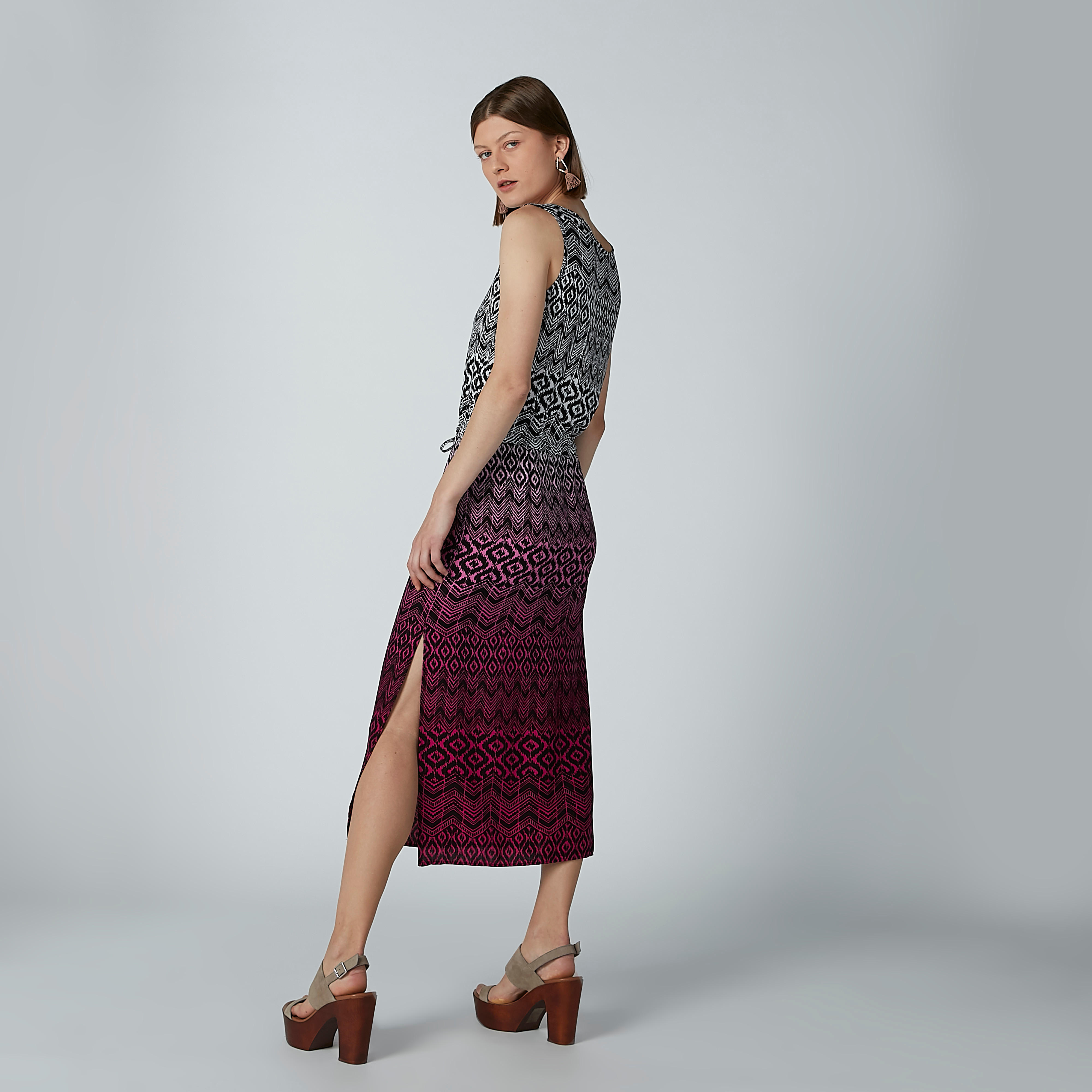 Printed A-line Dress with Side Slit and Tie Ups-women-clothing-dresses-image-5