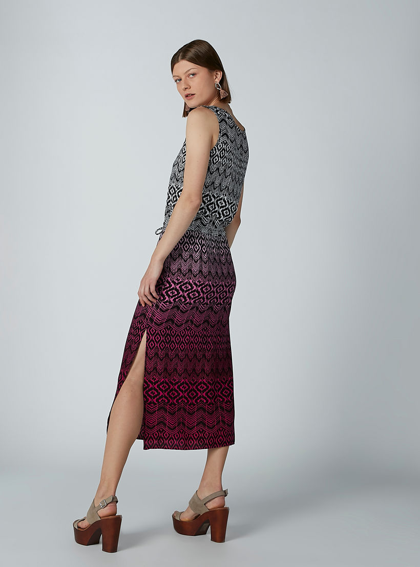 Printed A-line Dress with Side Slit and Tie Ups-women-clothing-dresses-image-5