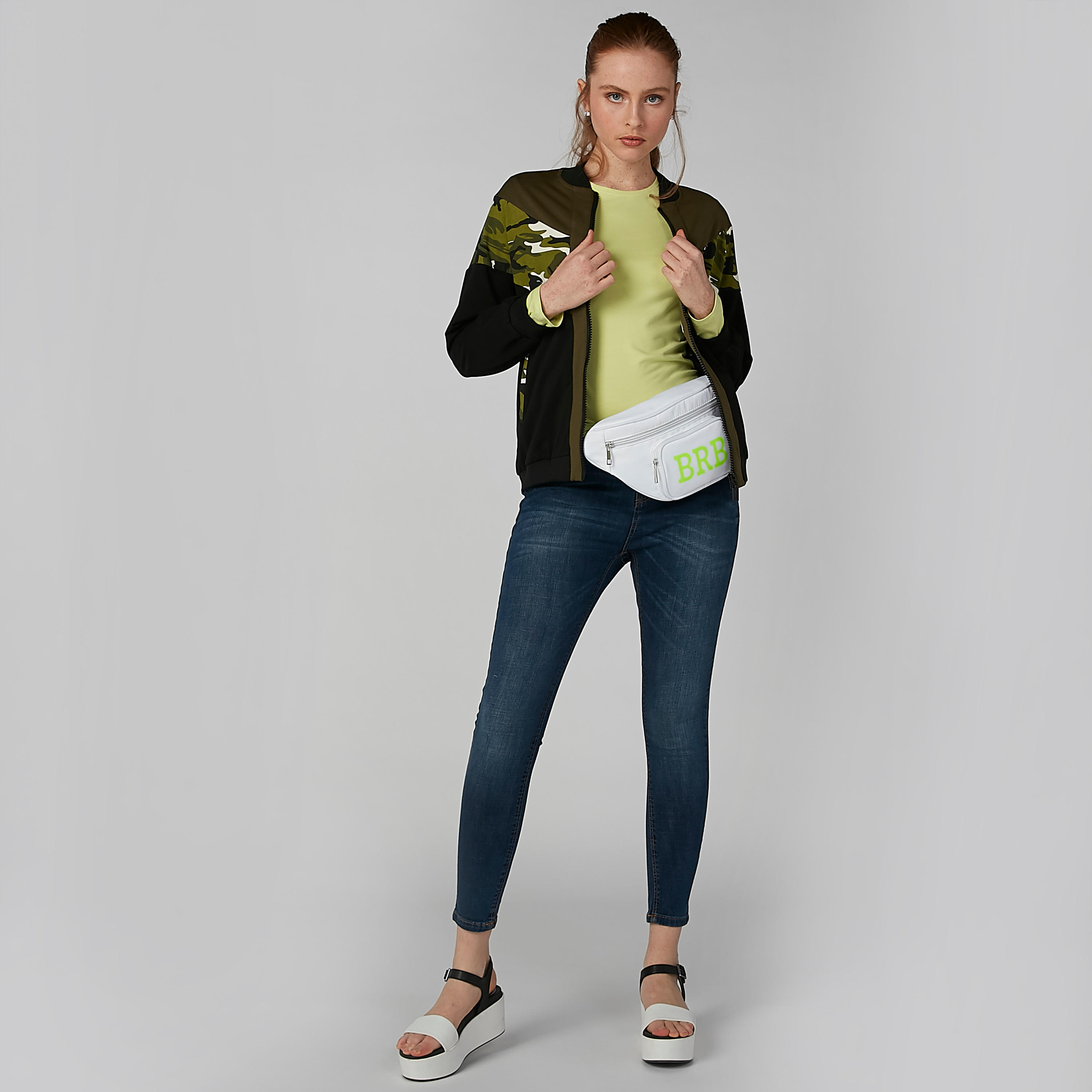 Printed Jacket with Tape Detail and Long Sleeves-women-winterwear-coatsandjackets-jackets-image-1