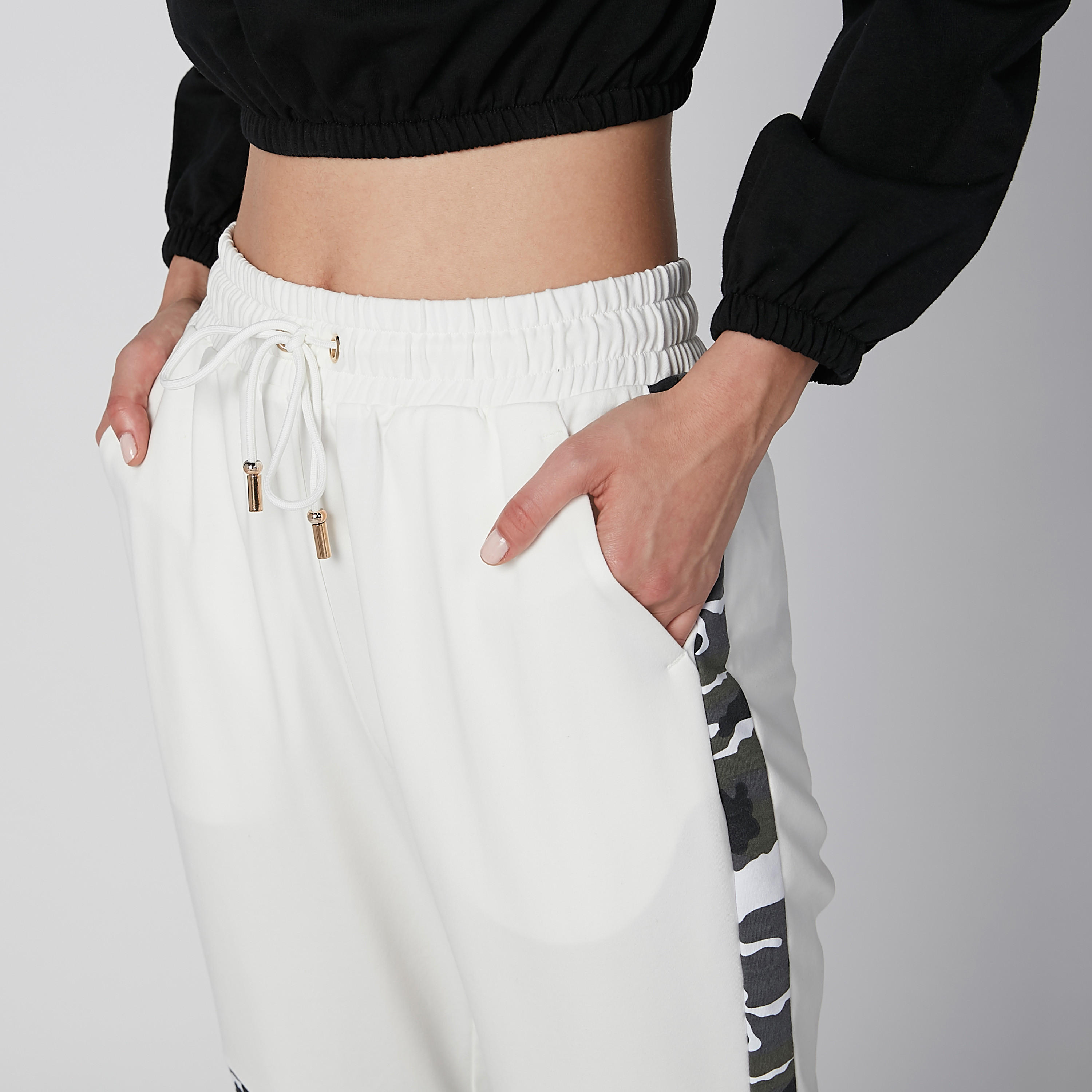 Full Length Printed Jog Pants with Pocket Detail and Drawstring-women-clothing-bottoms-joggers-image-3