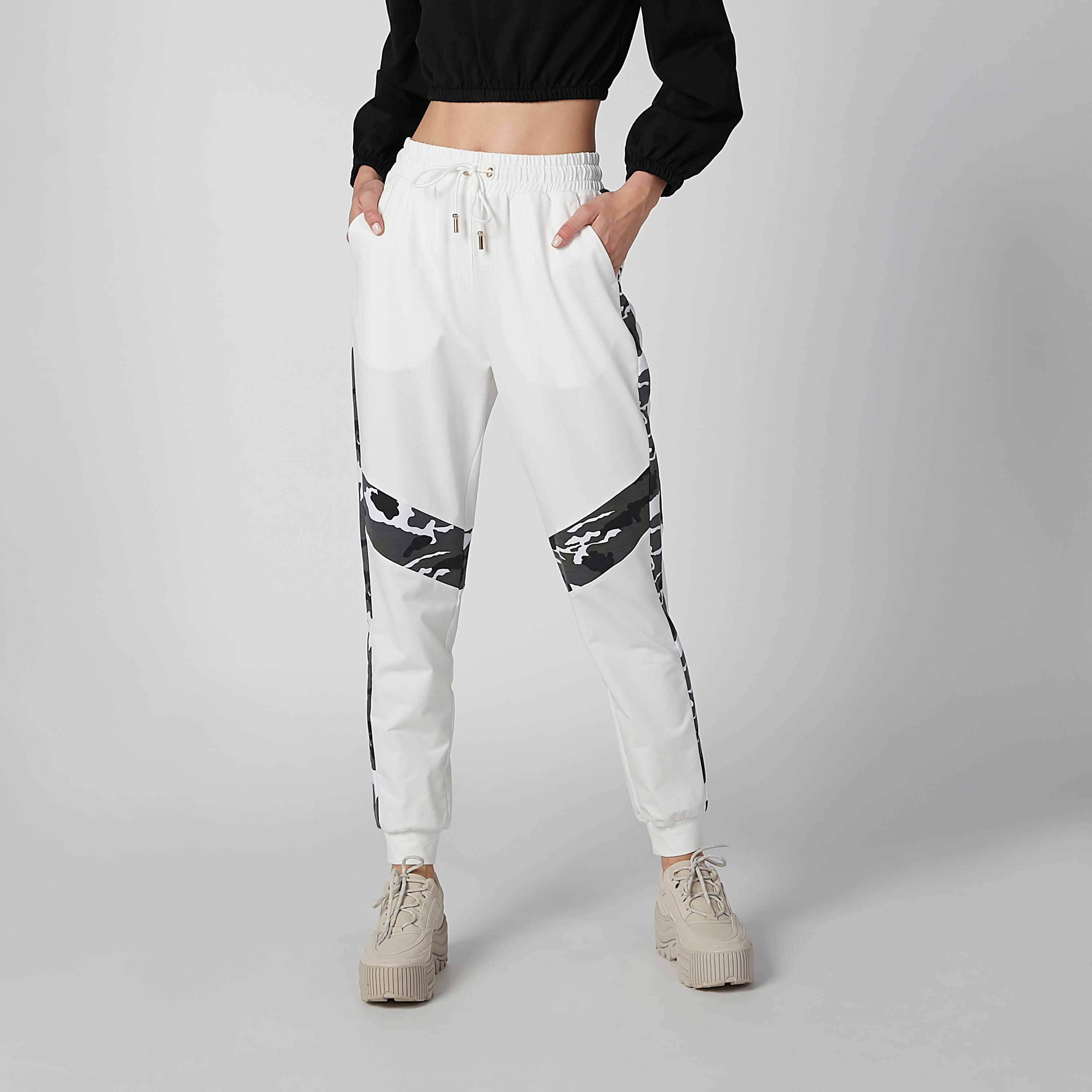 Full Length Printed Jog Pants with Pocket Detail and Drawstring-women-clothing-bottoms-joggers-image-5