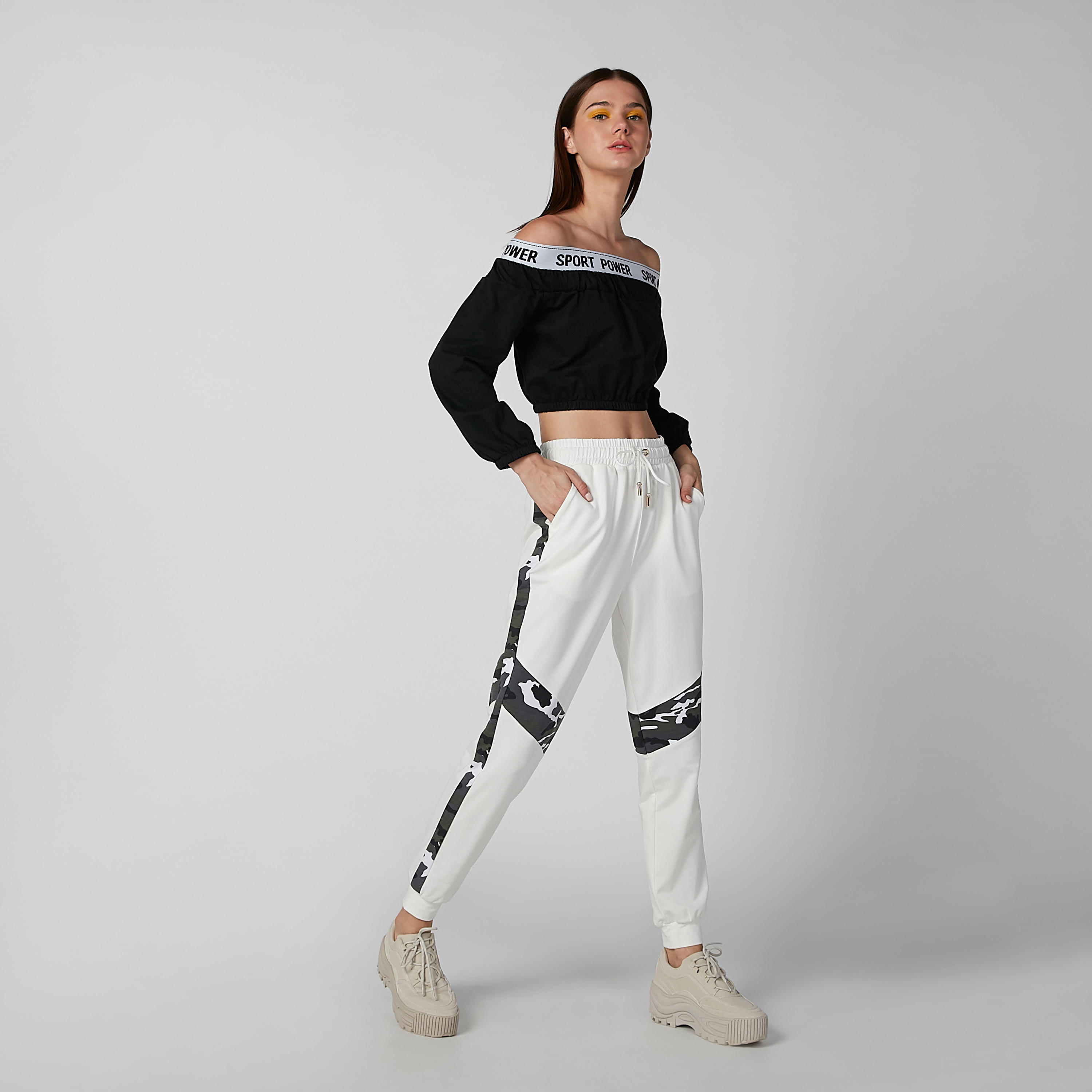 Full Length Printed Jog Pants with Pocket Detail and Drawstring-women-clothing-bottoms-joggers-image-7
