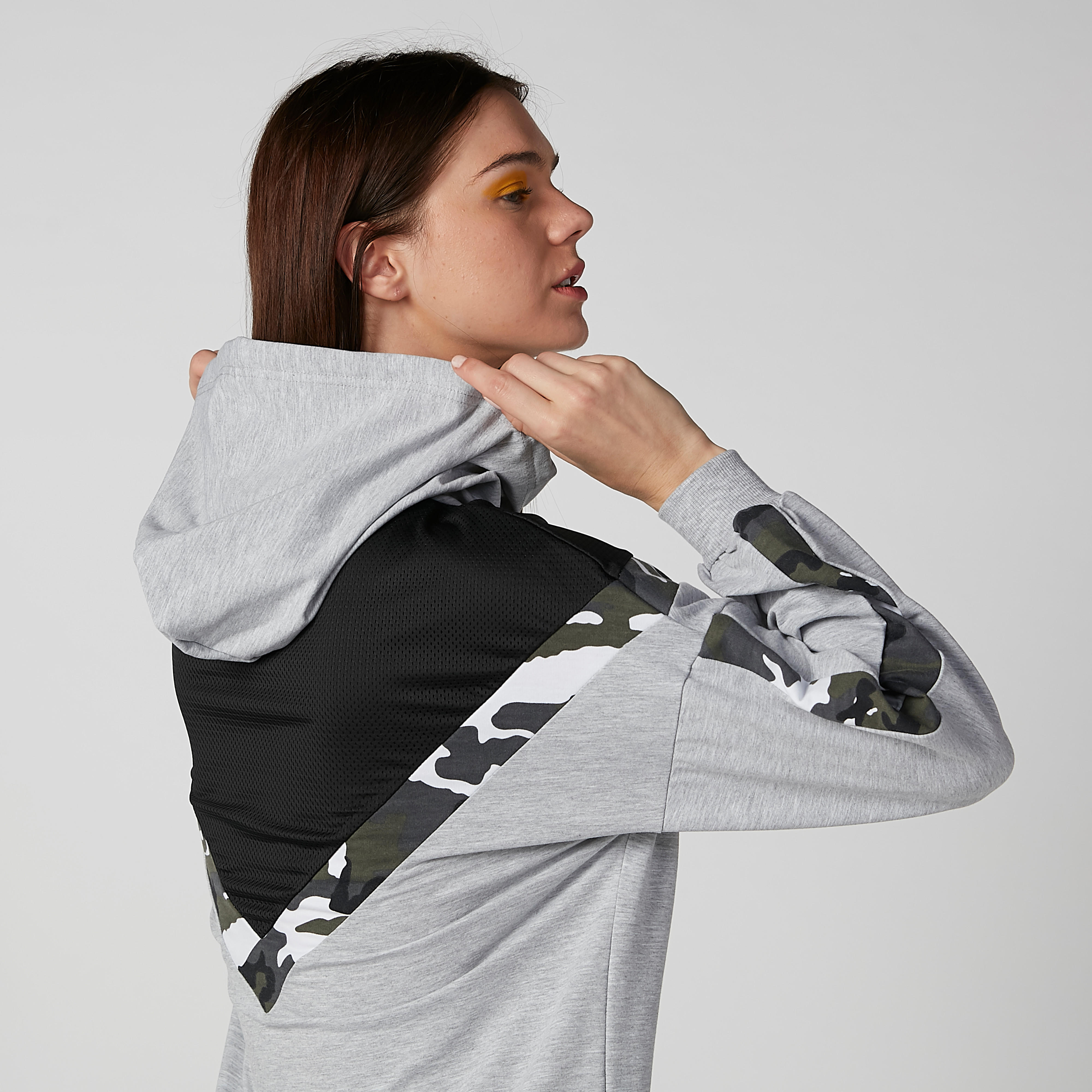 Printed Hoodie with Long Sleeves-women-winterwear-hoodiesandsweatshirts-hoodies-image-5