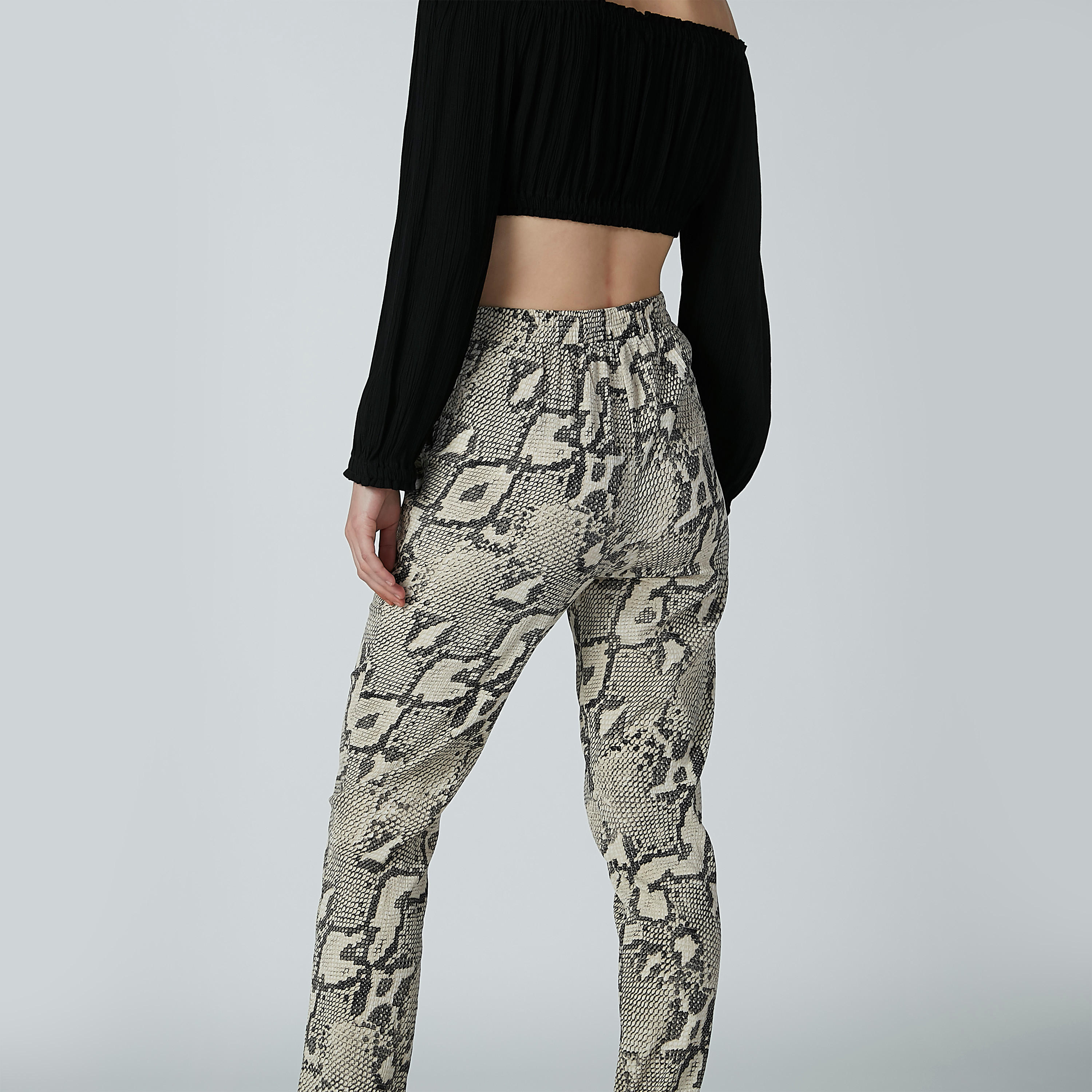 Animal Printed Trousers with Flexi Waist-women-clothing-bottoms-trousers-image-5