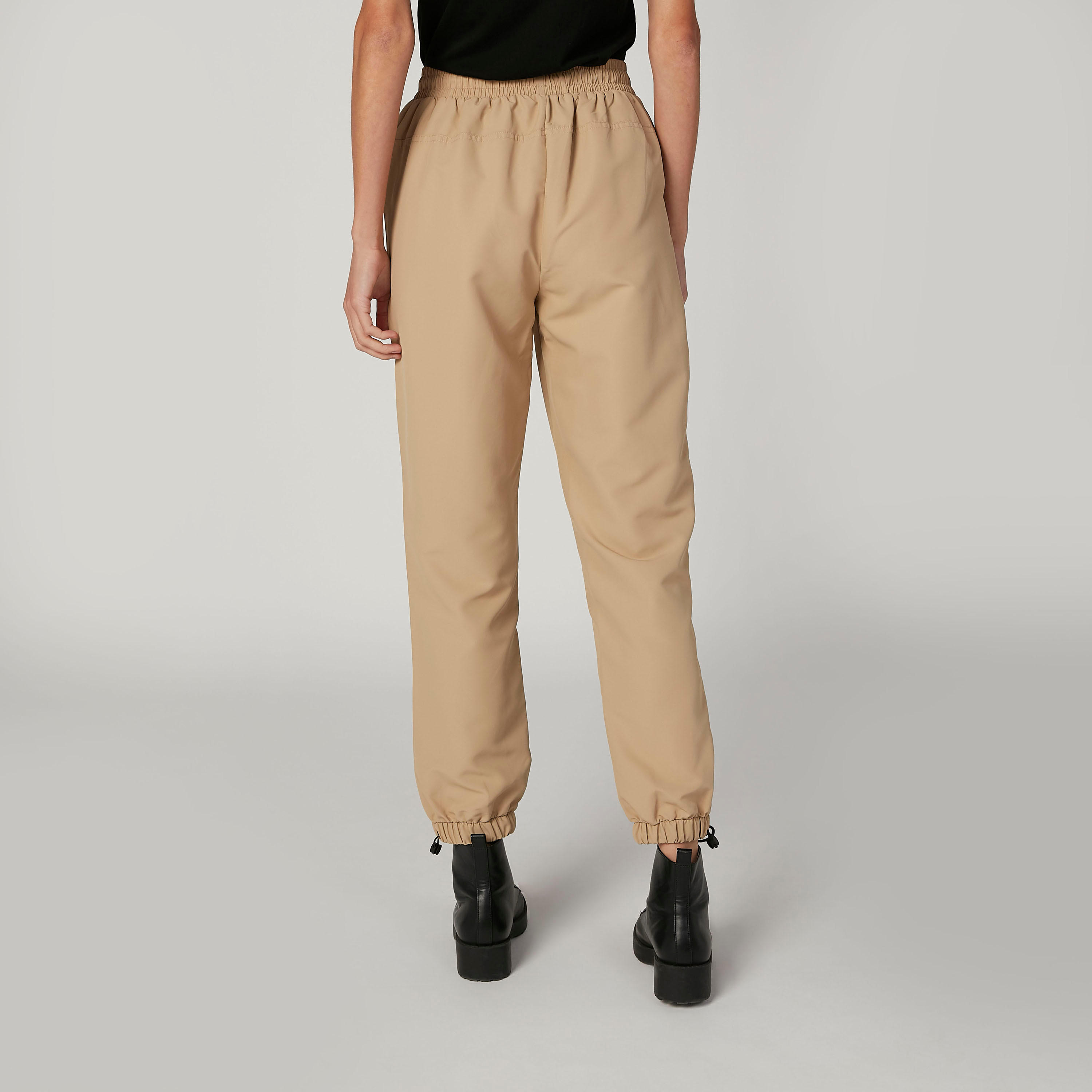 بنطلون بنمط كتل الألوان بخصر متوسط الارتفاع وجيوب-women-clothing-bottoms-trousers-image-3