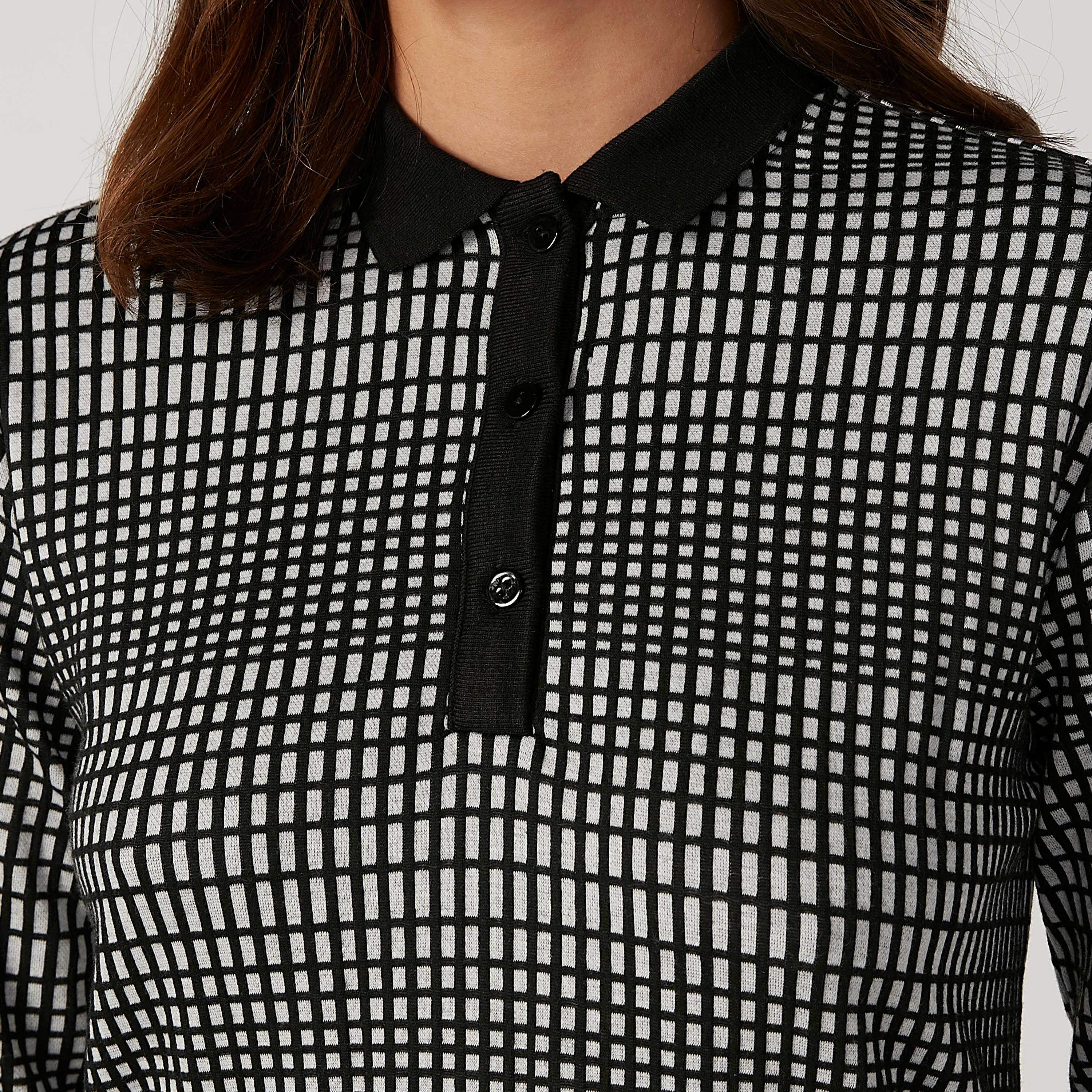 فستان ميدي إيه لاين بأكمام طويلة وطبعات-women-clothing-dresses-image-5