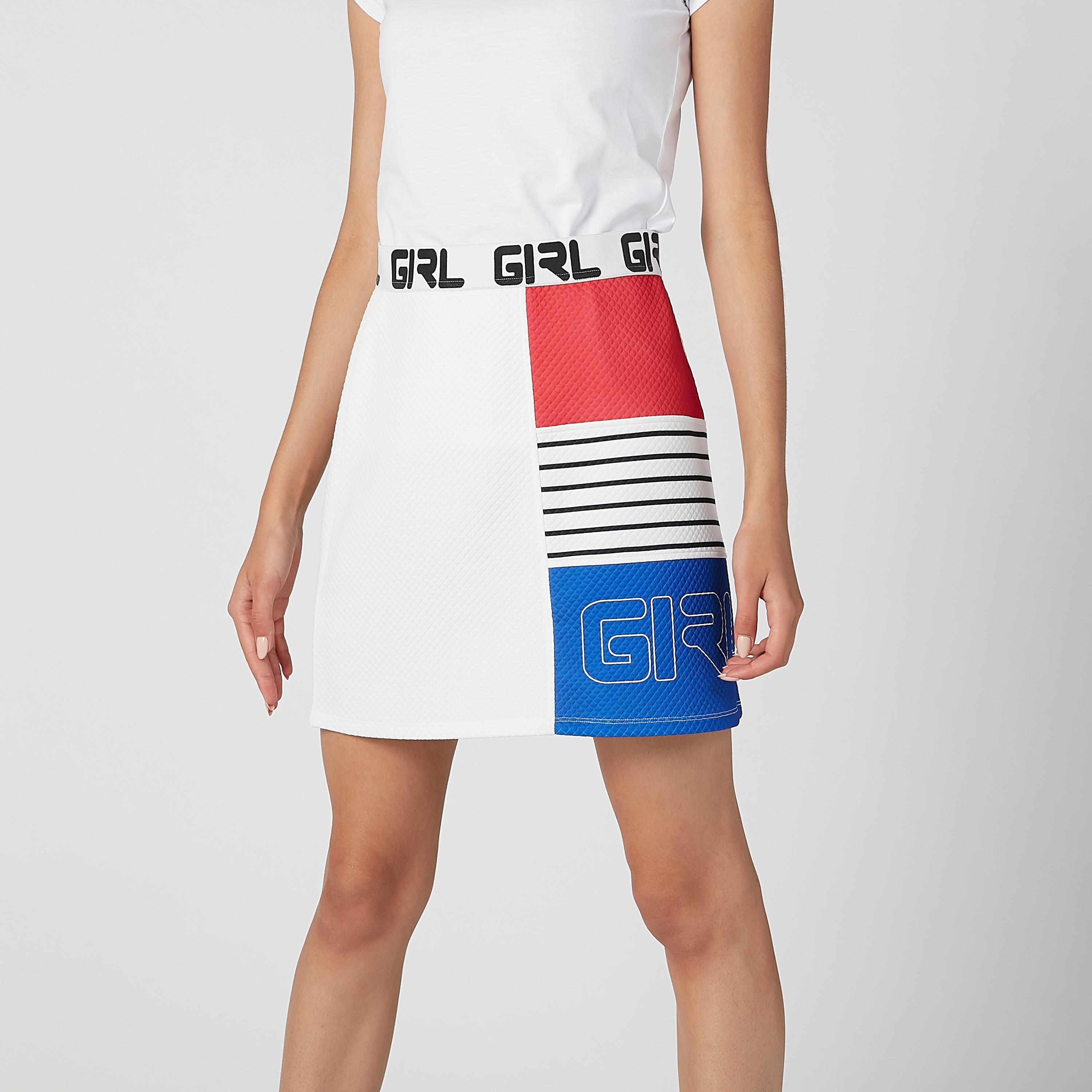 تنورة قصيرة إيه لاين بخصر مطّاطي عريض وطبعات-women-clothing-bottoms-skirts-image-3