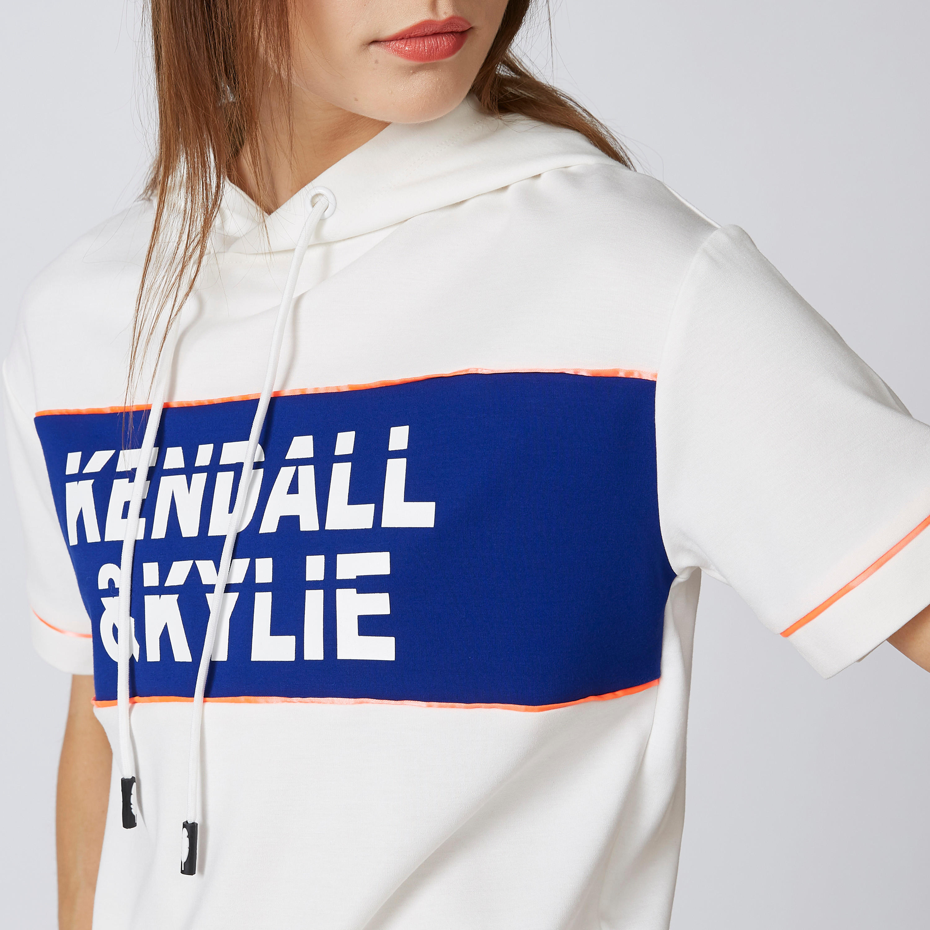 Printed T-shirt with Short Sleeves and Hood-women-clothing-tshirts-image-3