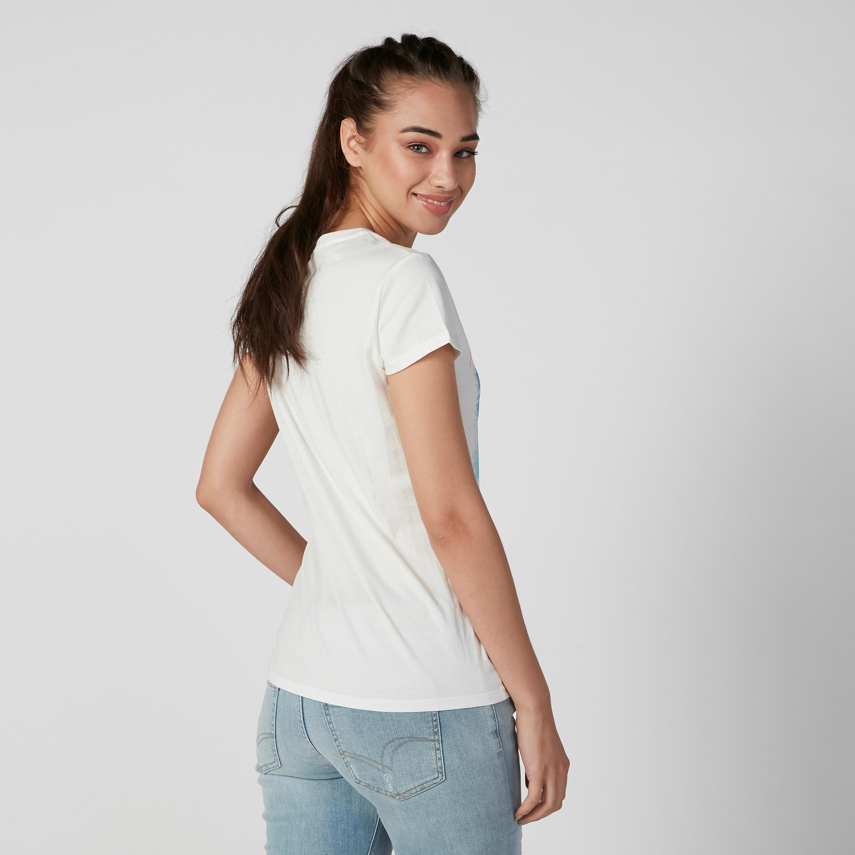 تيشيرت بياقة مستديرة وأكمام قصيرة وطبعات-women-clothing-tshirts-image-2