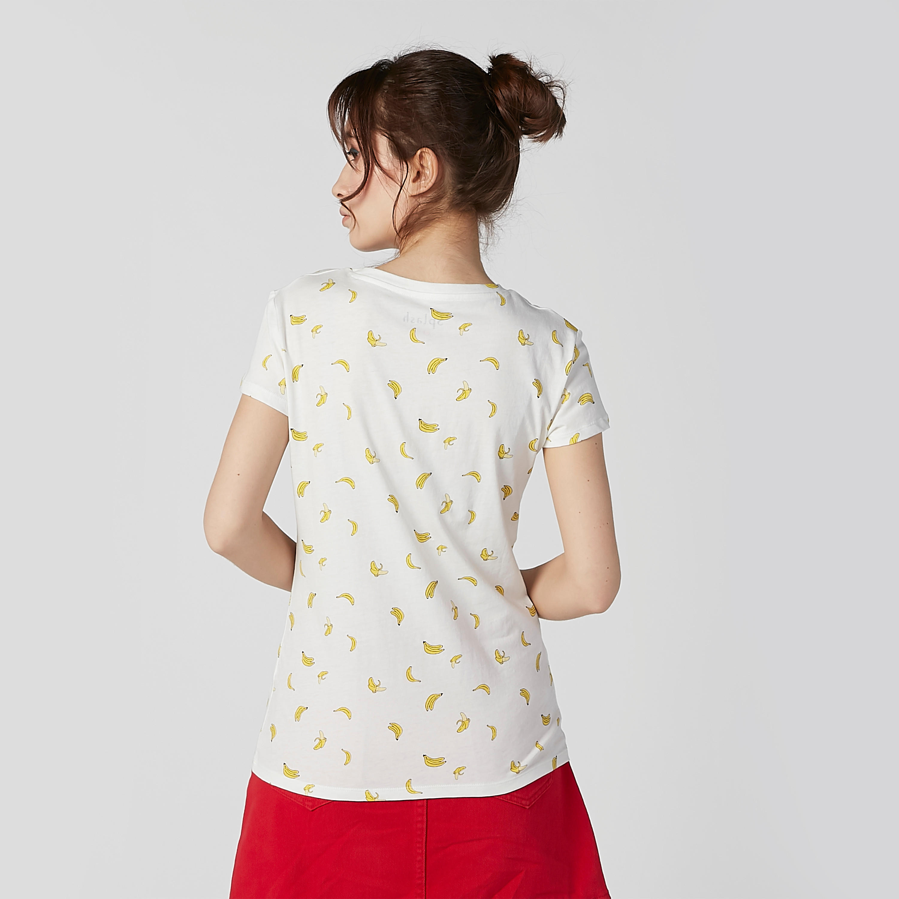 تيشيرت بياقة مستديرة وأكمام قصيرة وطبعات-women-clothing-tshirts-image-2