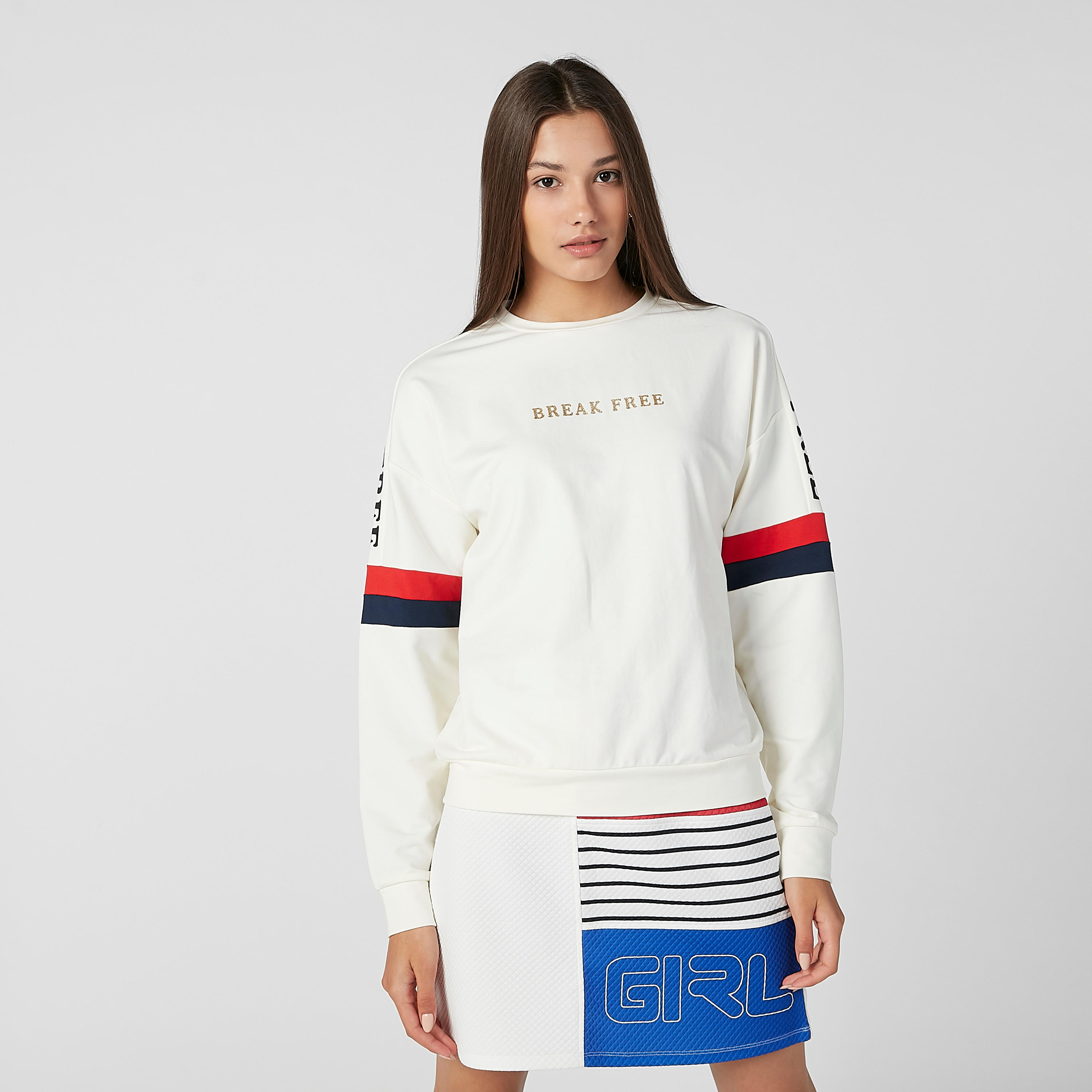 Printed Sweatshirt with Long Sleeves and Round Neck-women-winterwear-hoodiesandsweatshirts-sweatshirts-image-4