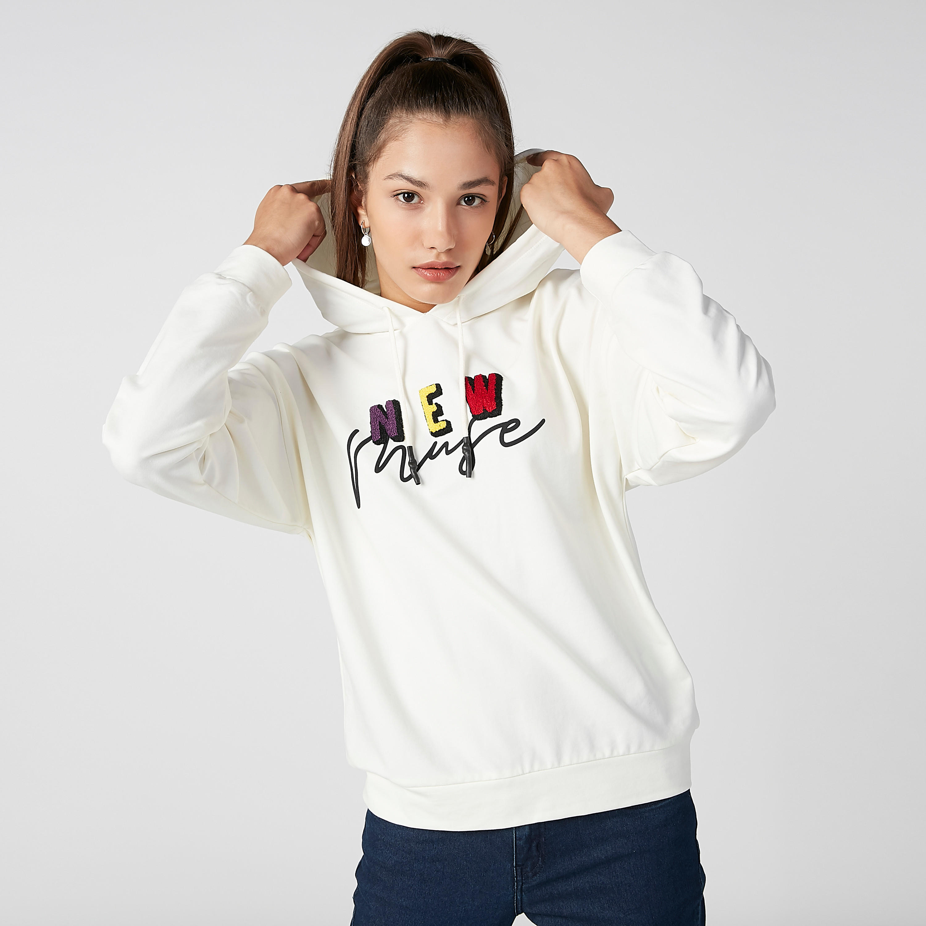 Printed Hoodie with Long Sleeves-women-winterwear-hoodiesandsweatshirts-hoodies-image-1