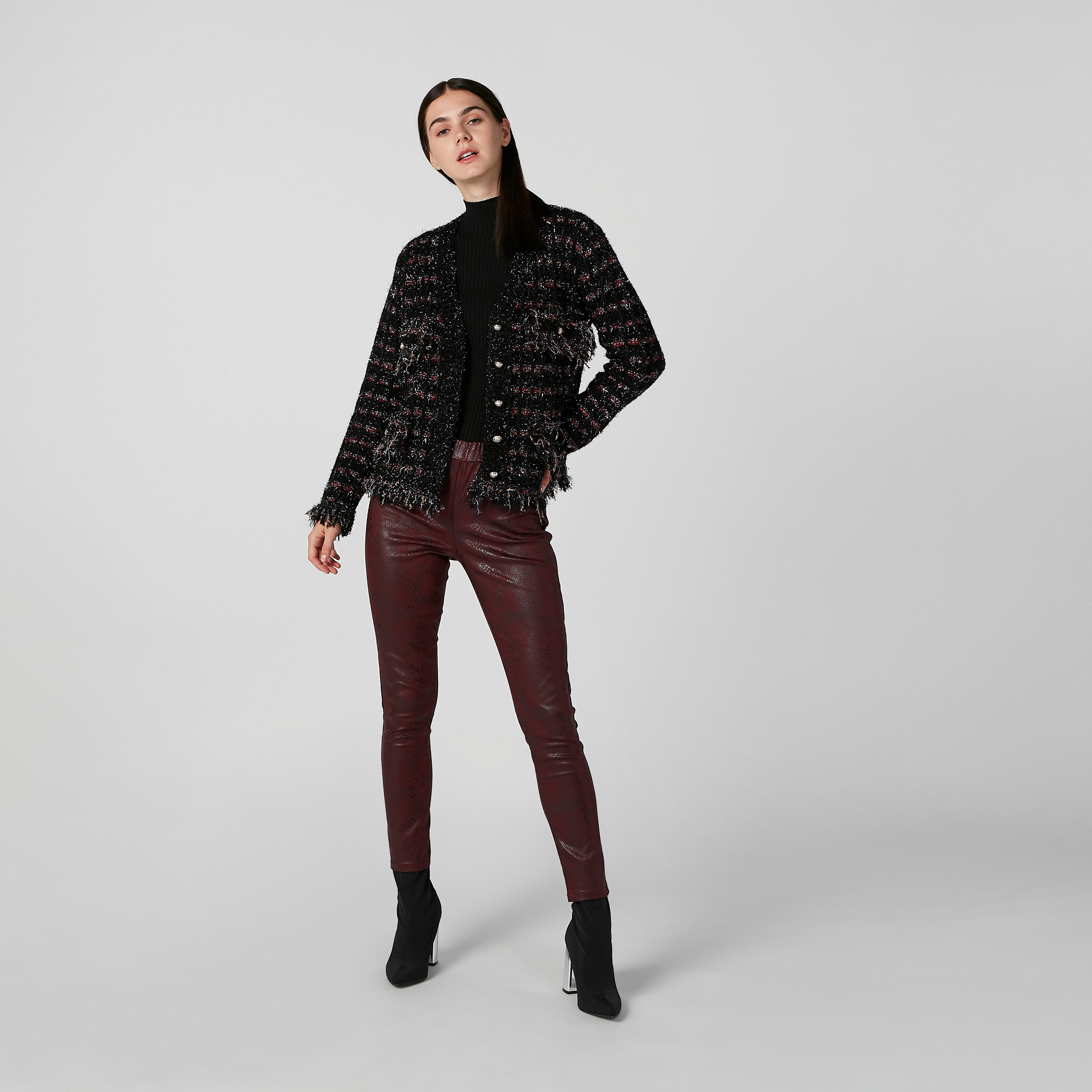 بنطلون بخصر مطاطي متوسط الارتفاع وجيوب وطبعات-women-clothing-bottoms-trousers-image-2