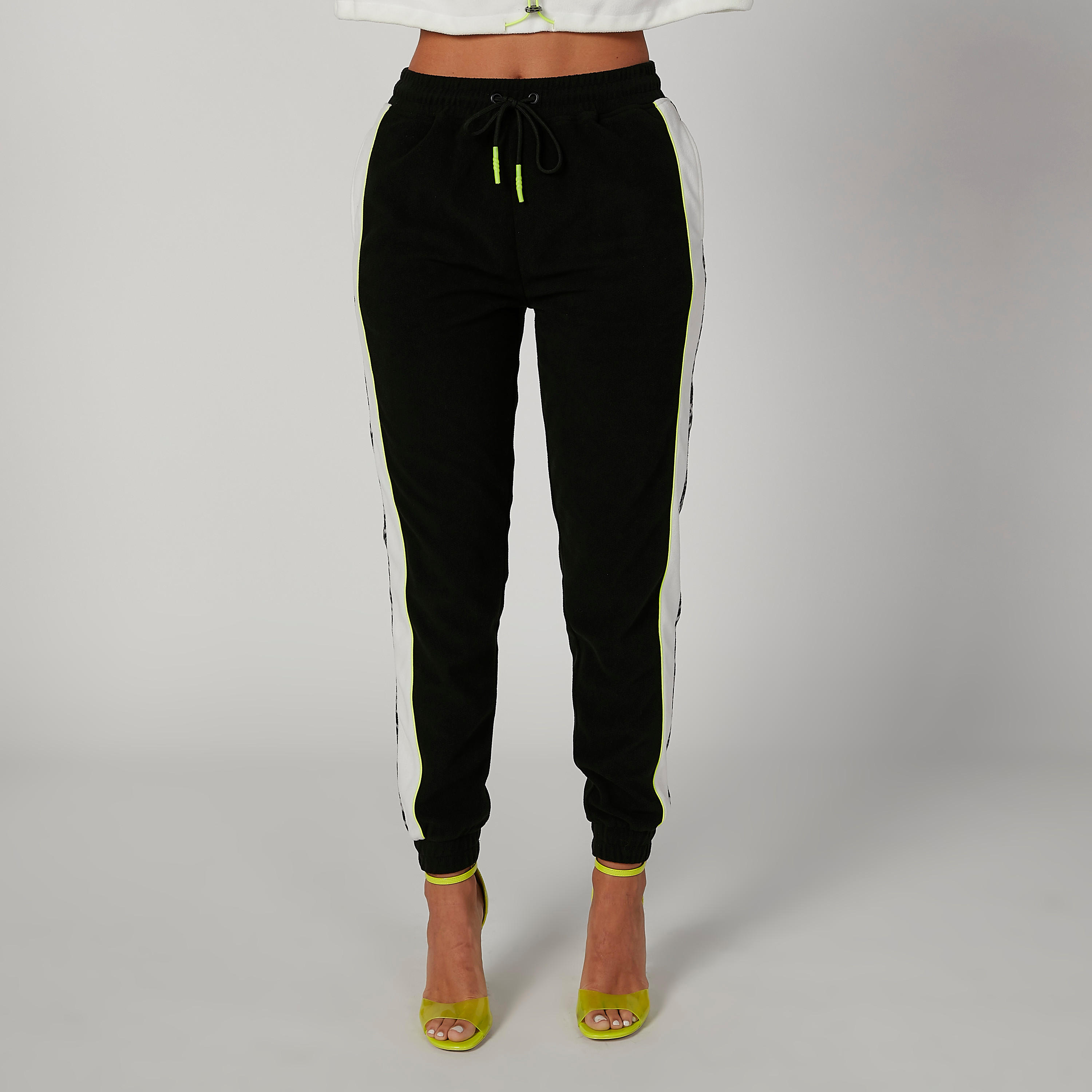 بنطلون رياضي بخصر مطّاطي متوسط الارتفاع وطبعات-women-clothing-bottoms-joggers-image-1