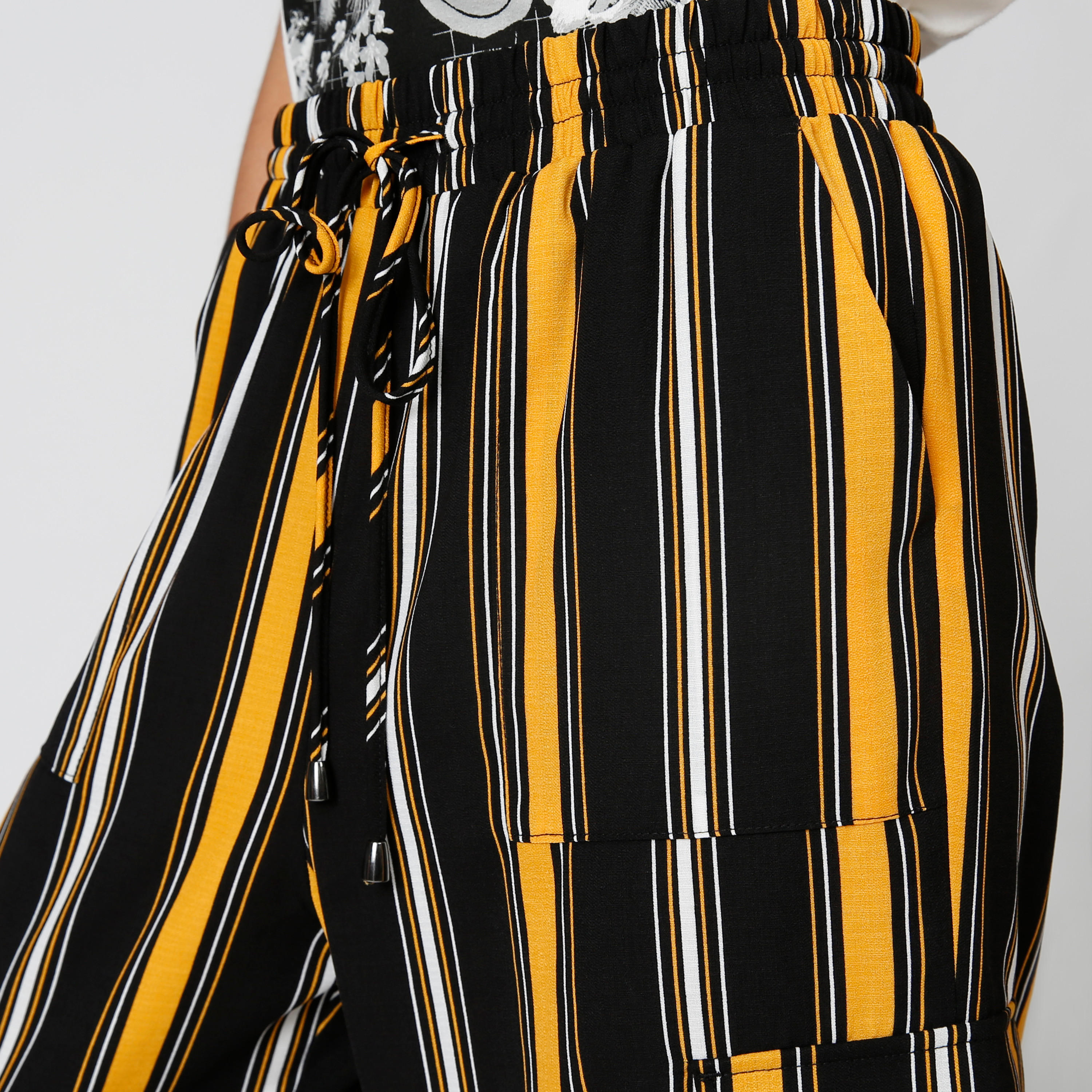 Full Length Striped Jog Pants with Pockets and Drawstring-women-clothing-bottoms-joggers-image-5