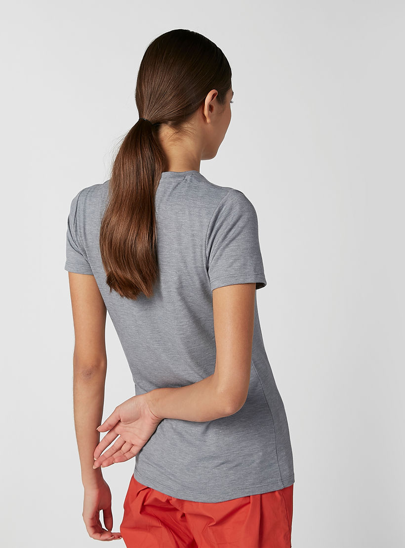 تيشيرت بياقة ضيّقة وأكمام قصيرة وتزيينات-women-clothing-tshirts-image-1