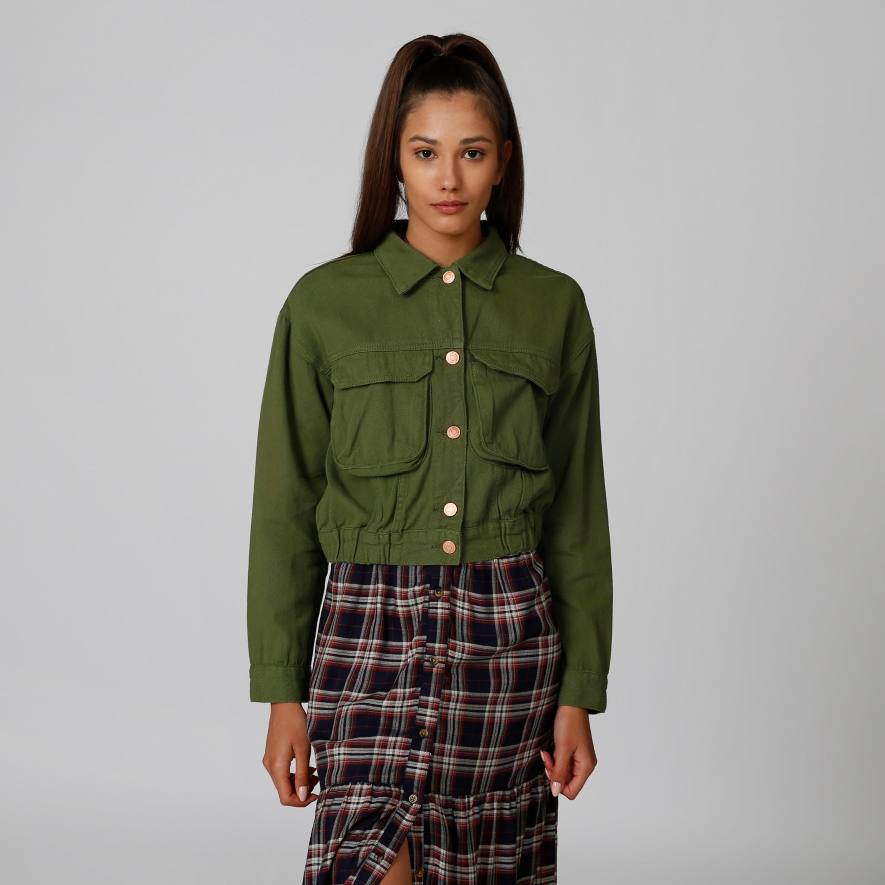 جاكيت دينم بأكمام طويلة وجيوب-women-winterwear-coatsandjackets-jackets-image-3