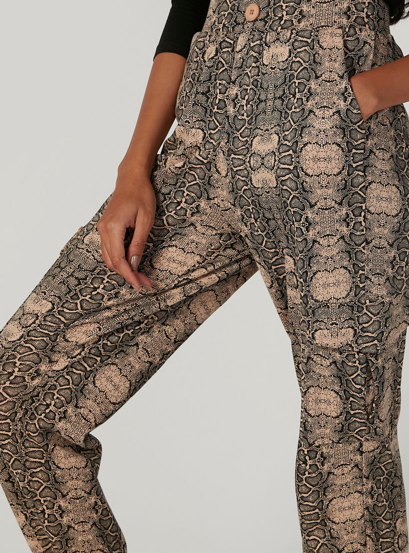 بنطلون واسع بخصر مطاطي وجيوب وطبعات حيوانات-women-clothing-bottoms-trousers-image-5