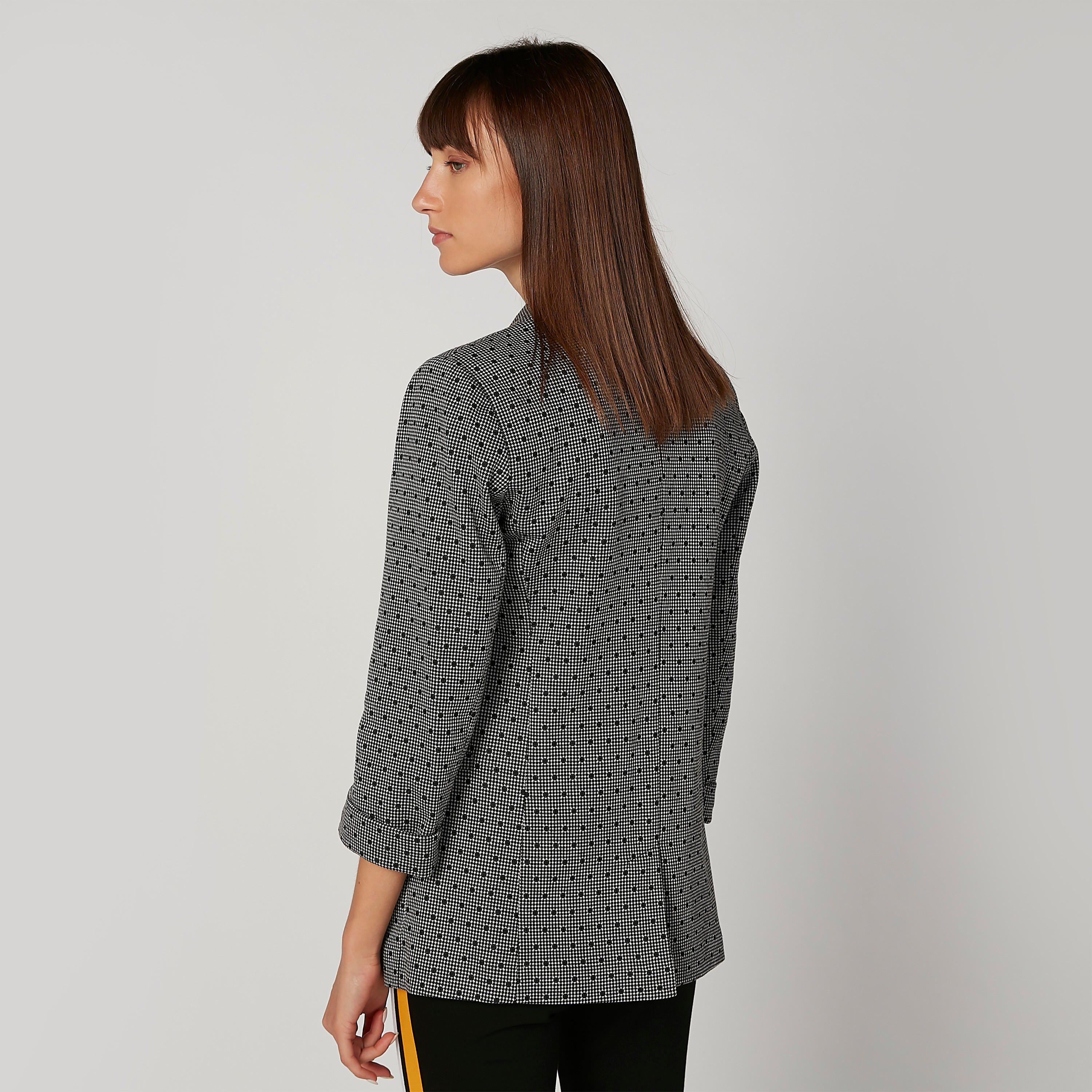Printed Blazer with Notched Lapel and Long Sleeves-women-clothing-coatsandjackets-blazers-image-2