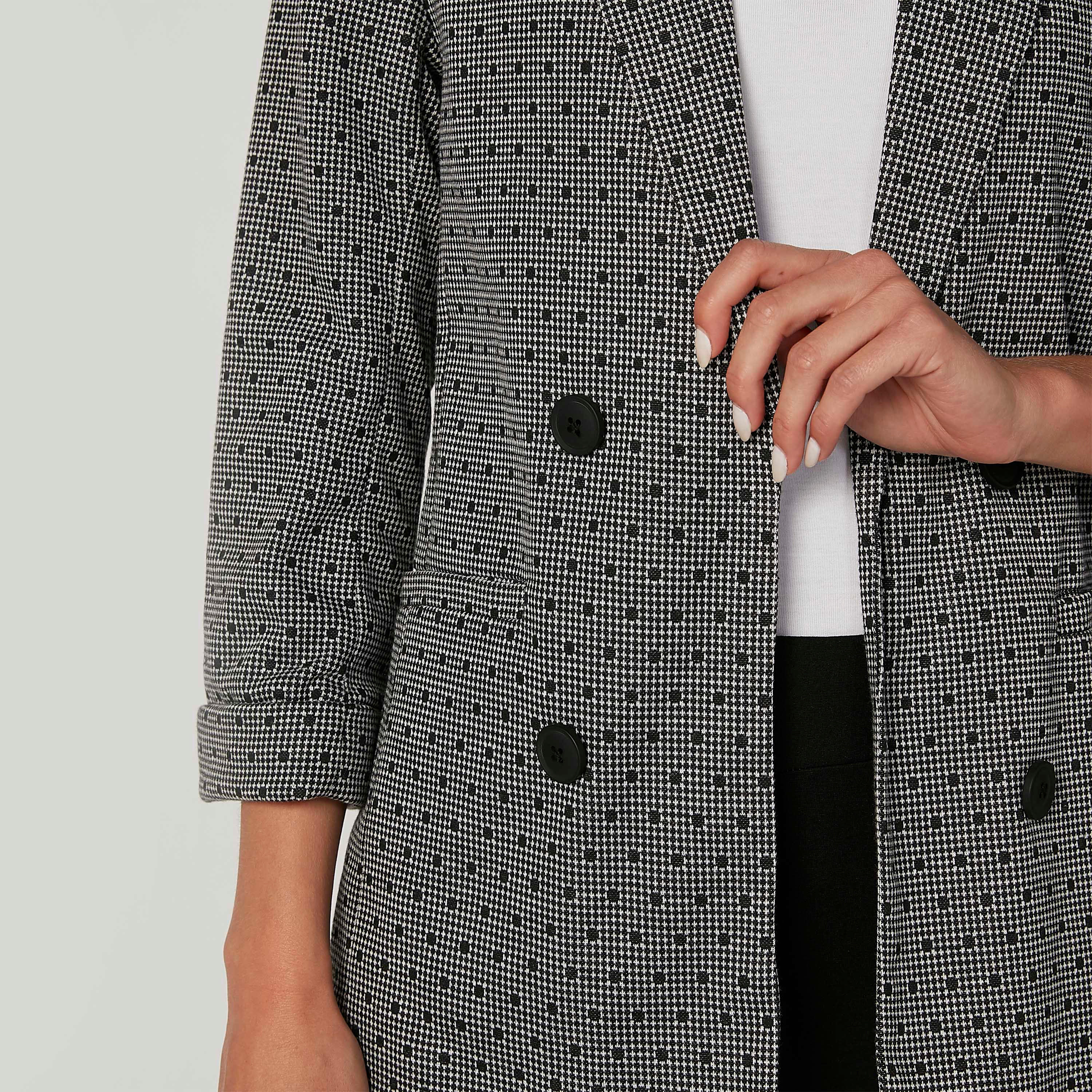 Printed Blazer with Notched Lapel and Long Sleeves-women-clothing-coatsandjackets-blazers-image-5