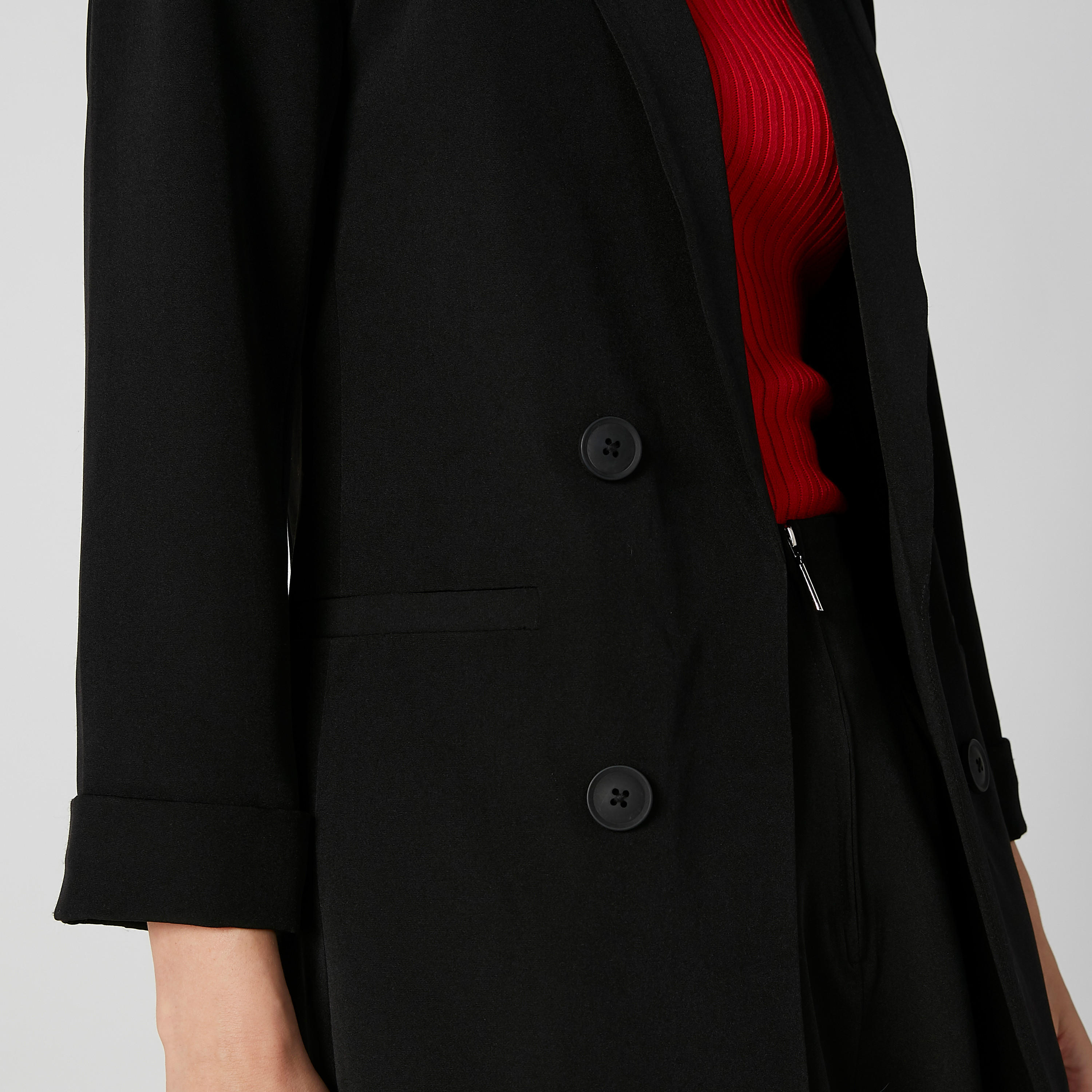 Plain Formal Blazer with Long Sleeves-women-clothing-coatsandjackets-blazers-image-3