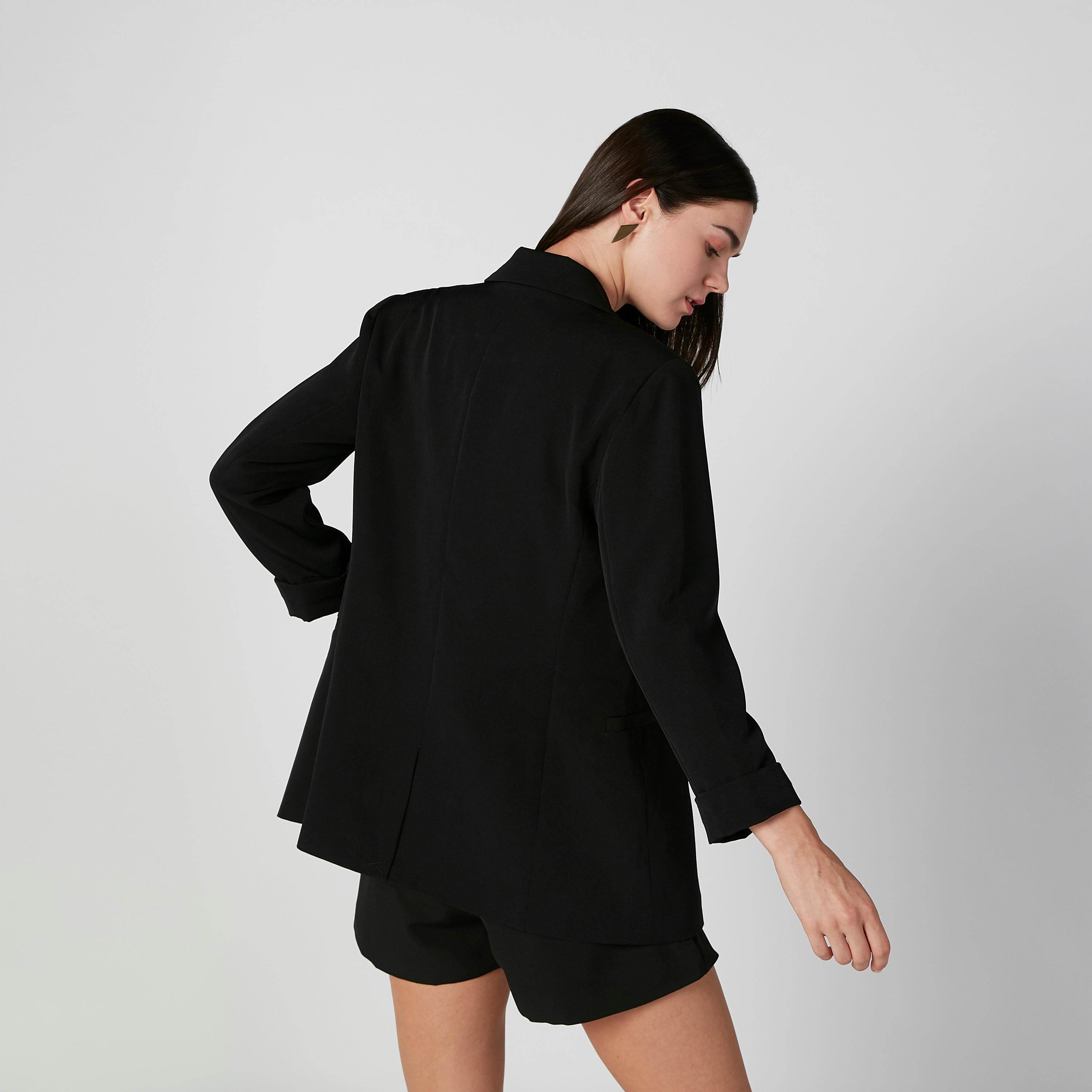 Plain Formal Blazer with Long Sleeves-women-clothing-coatsandjackets-blazers-image-4