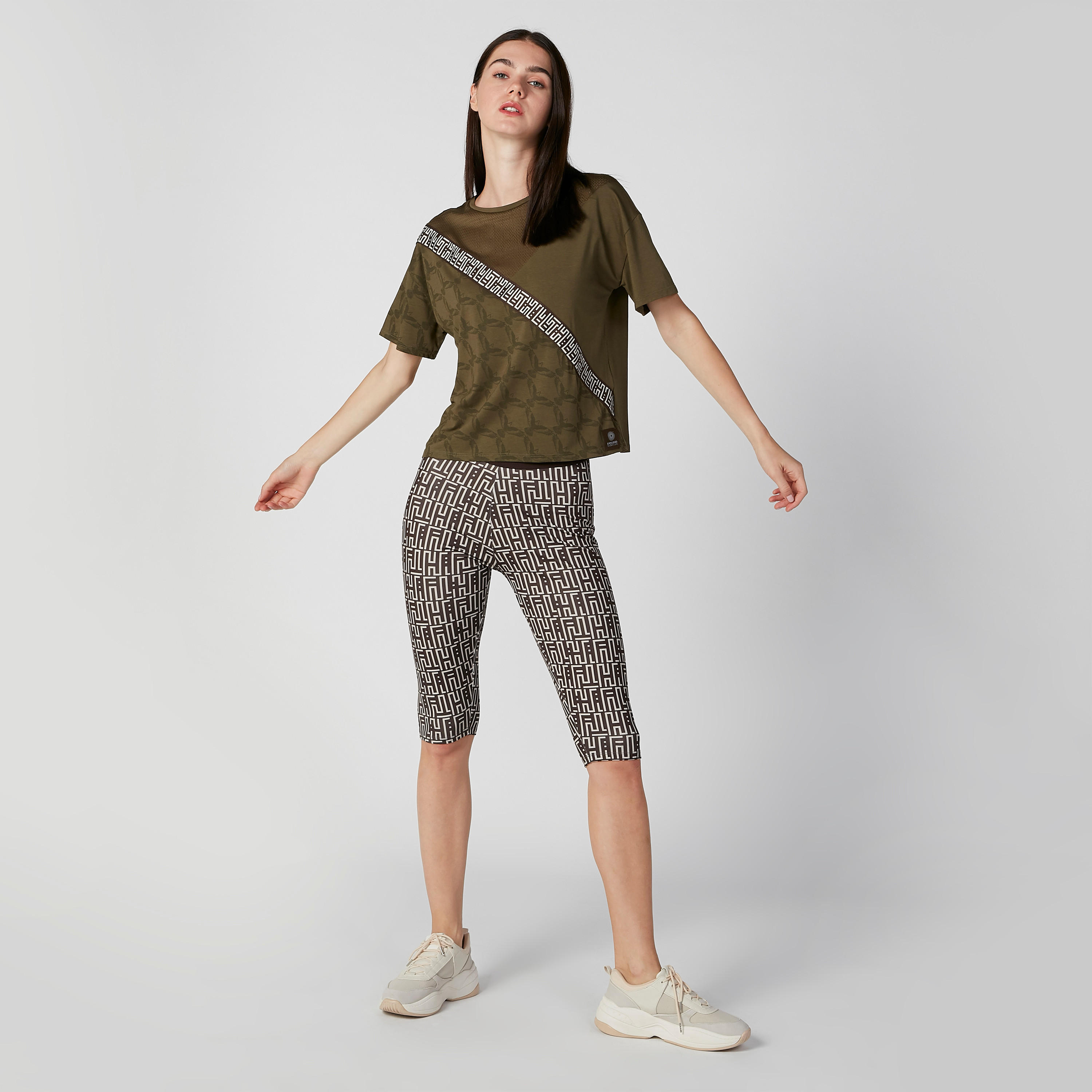 Expo 2020 Skinny Fit Printed Shorts with Elasticised Waistband-women-clothing-bottoms-shorts-image-2