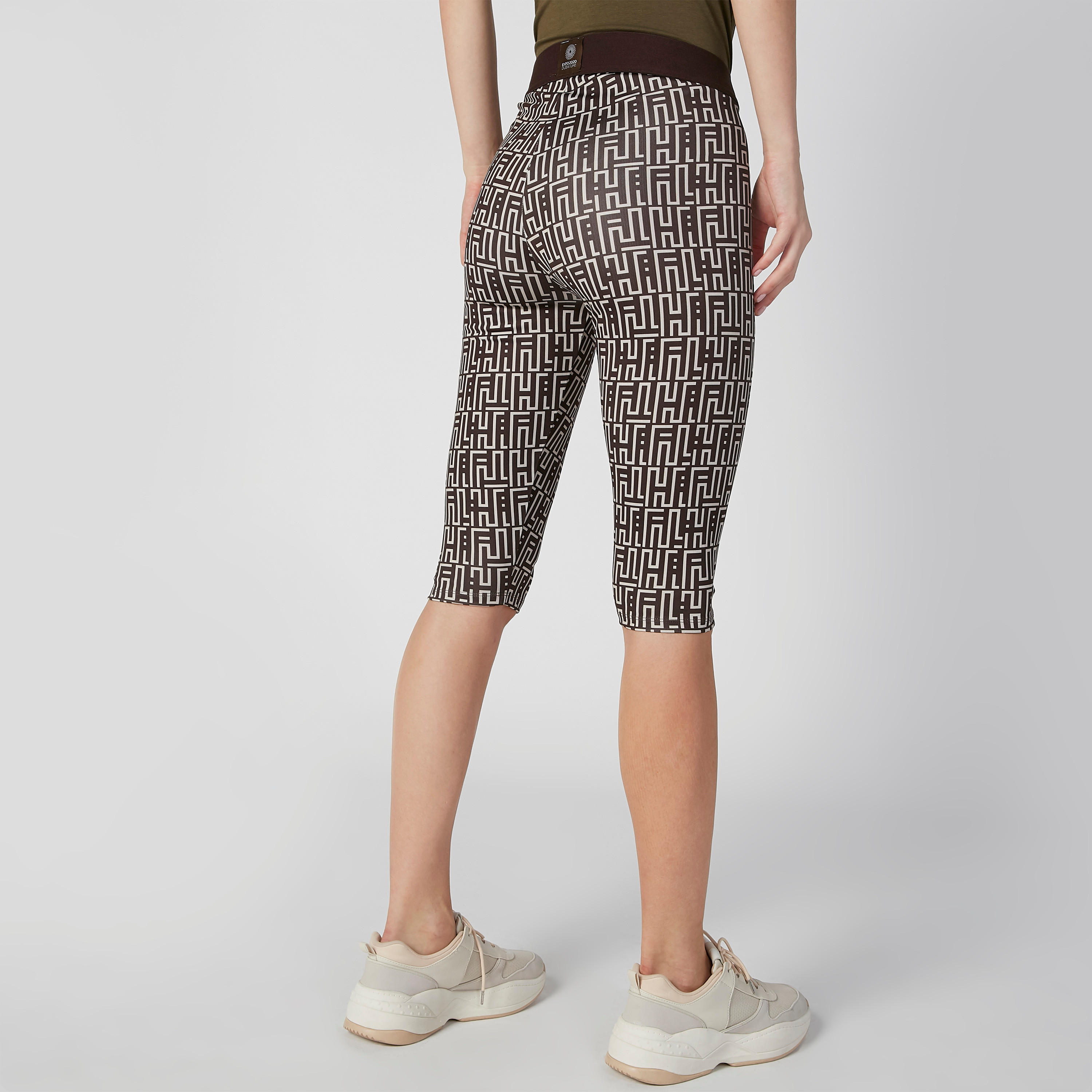 Expo 2020 Skinny Fit Printed Shorts with Elasticised Waistband-women-clothing-bottoms-shorts-image-4