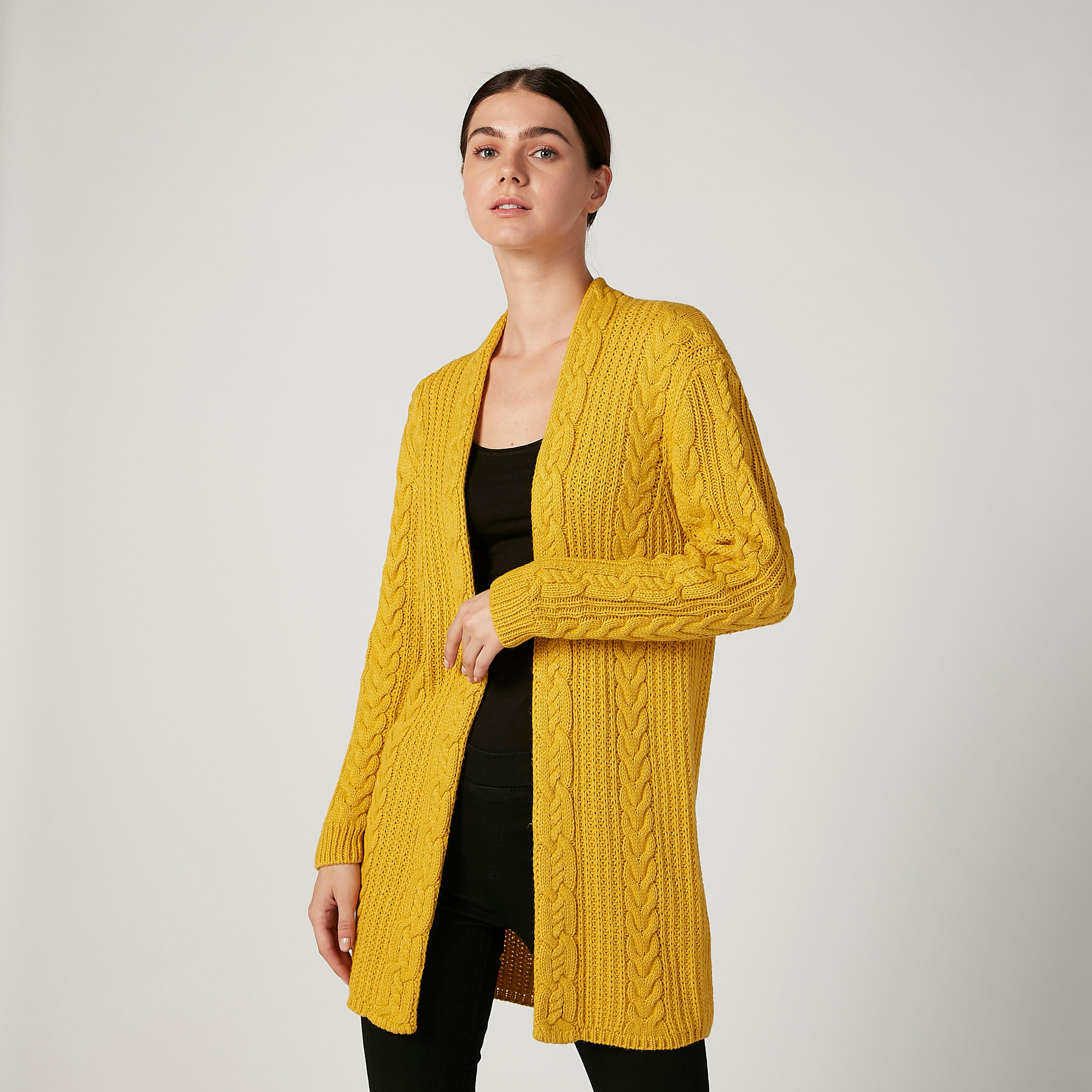 كارديجان بارزالملمس بأكمام طويلة-women-winterwear-cardigansandjumpers-cardigans-image-4