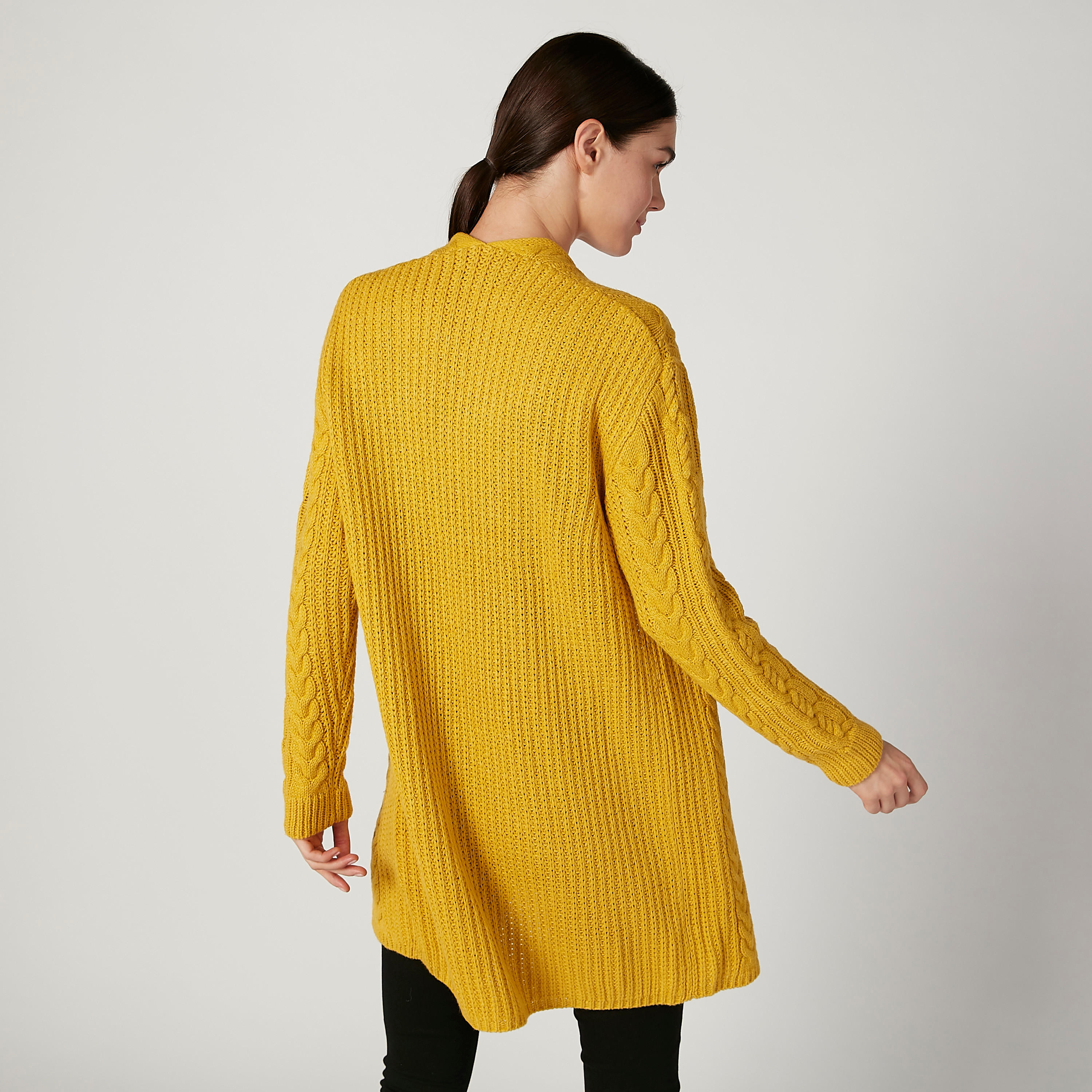 كارديجان بارزالملمس بأكمام طويلة-women-winterwear-cardigansandjumpers-cardigans-image-1