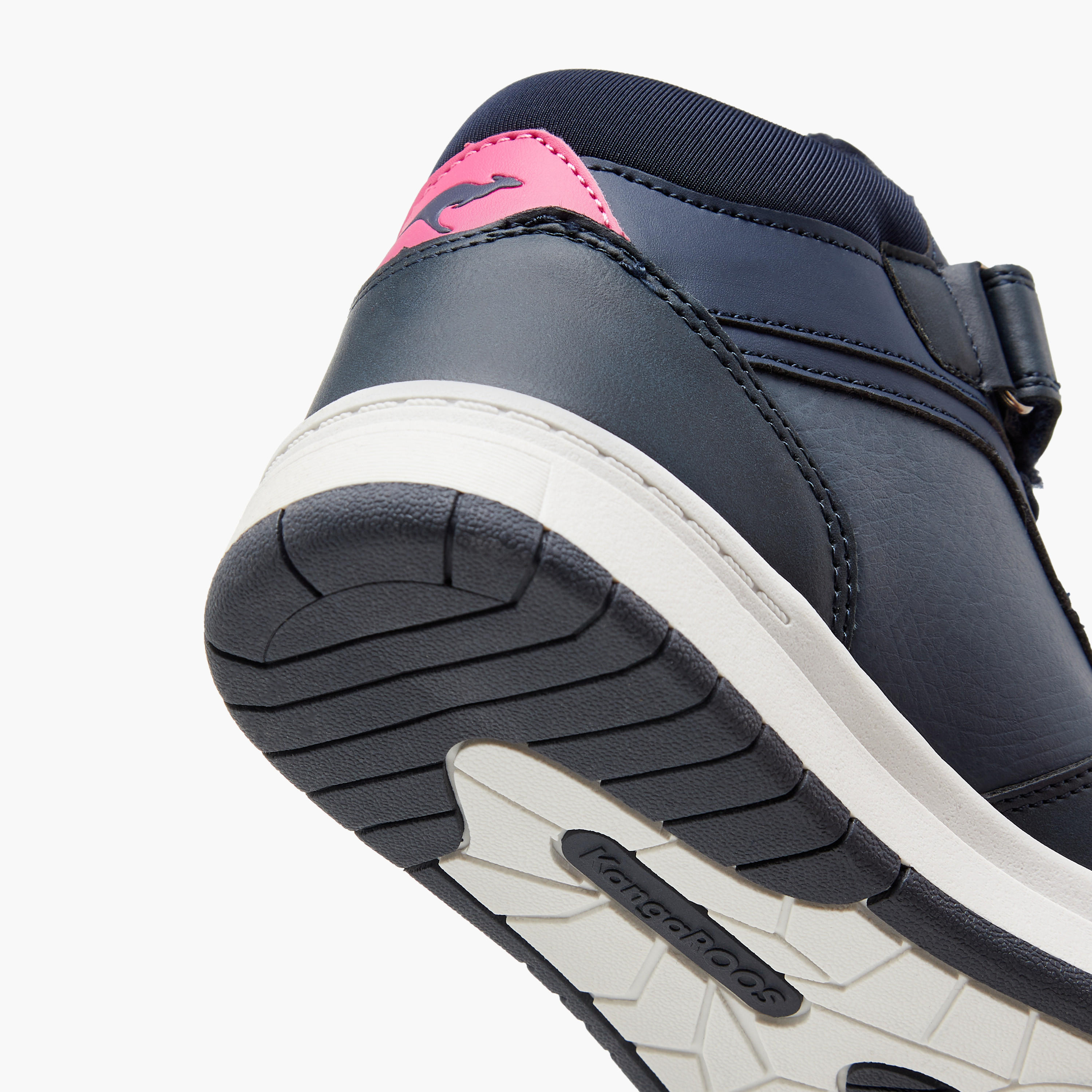 Kangaroos Girls Panelled Hook & Loop High Top Shoes-girls-shoes-sports-image-5