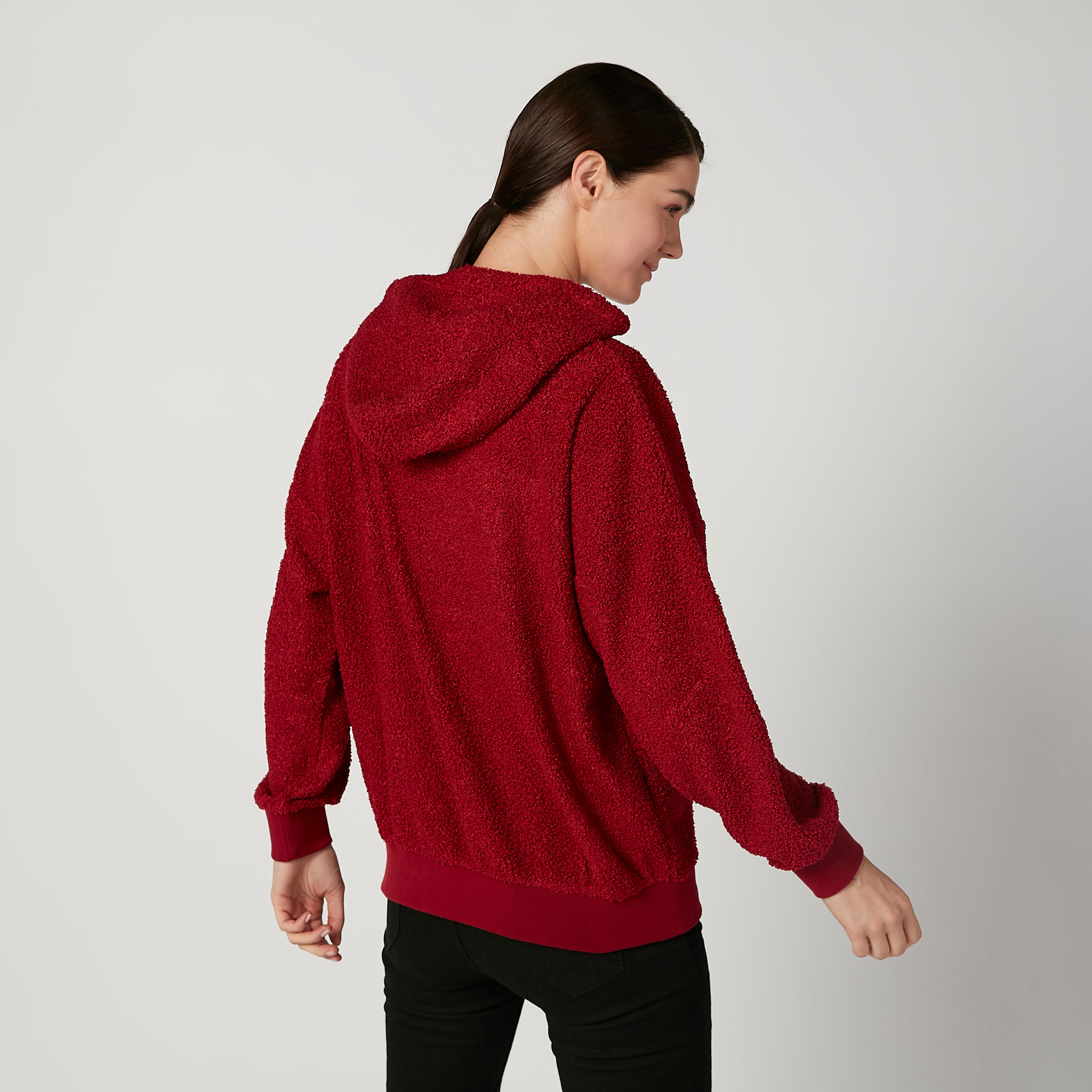 Printed Sweatshirt with Long Sleeves and Hooded Neck-women-winterwear-hoodiesandsweatshirts-hoodies-image-4