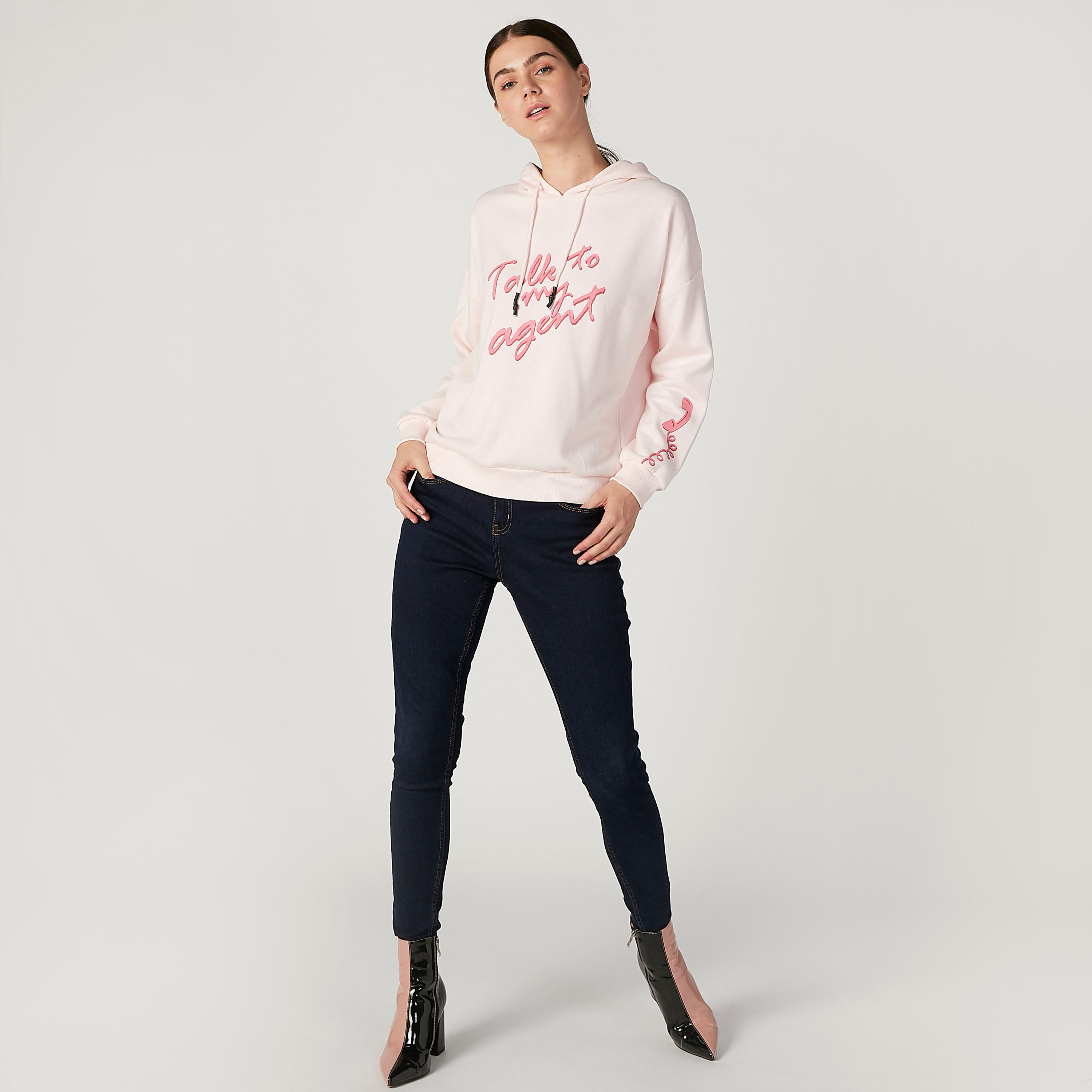Printed Oversized Hoodie with Long Sleeves-women-winterwear-hoodiesandsweatshirts-hoodies-image-2