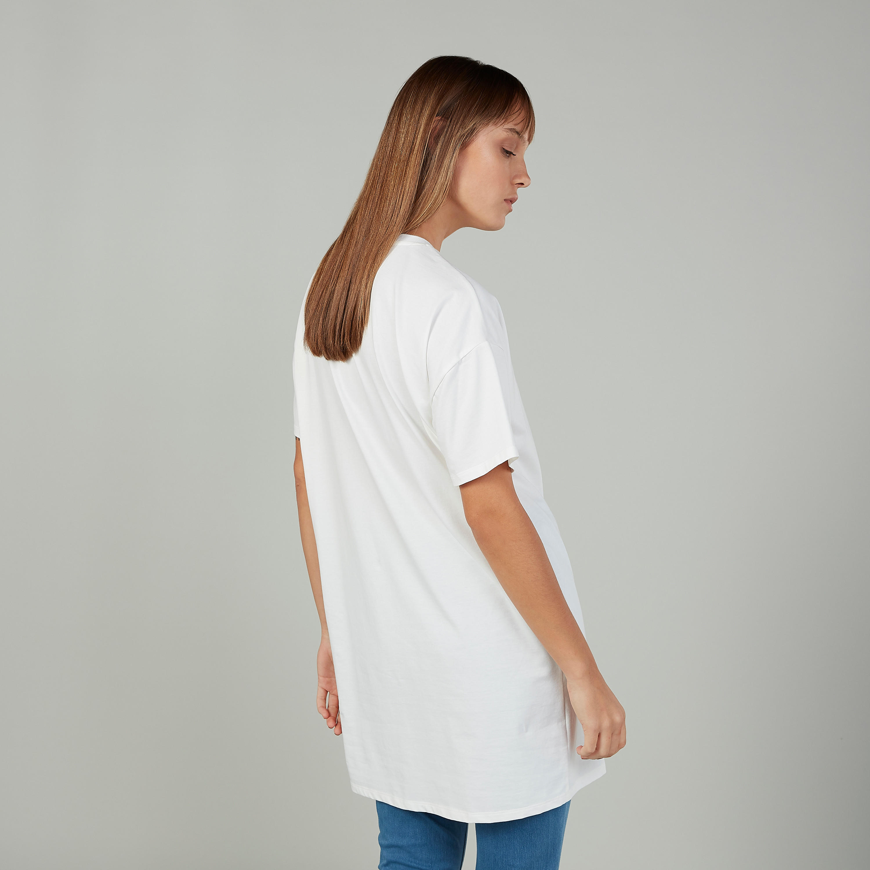 بلوزة بياقة ضيّقة وأكمام قصيرة وطبعات-women-clothing-tshirts-image-2